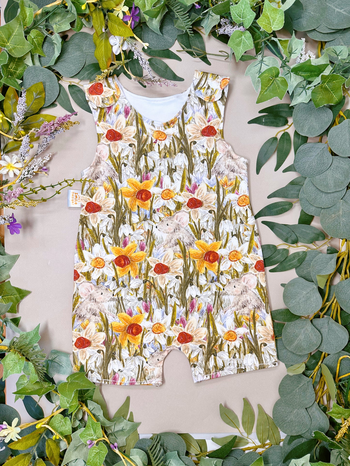 Garden Mouse Short Romper