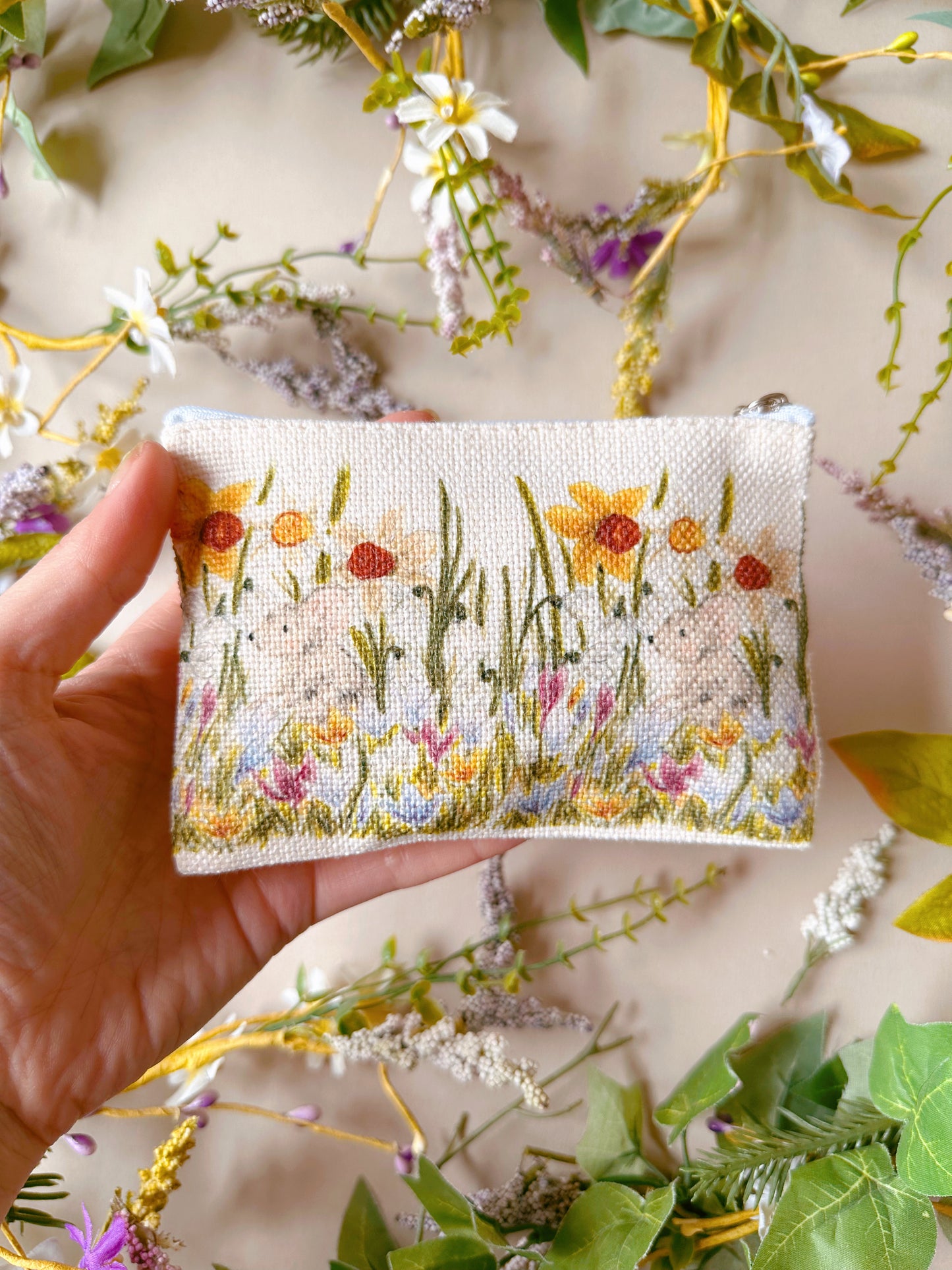 Garden Mouse Zip Case