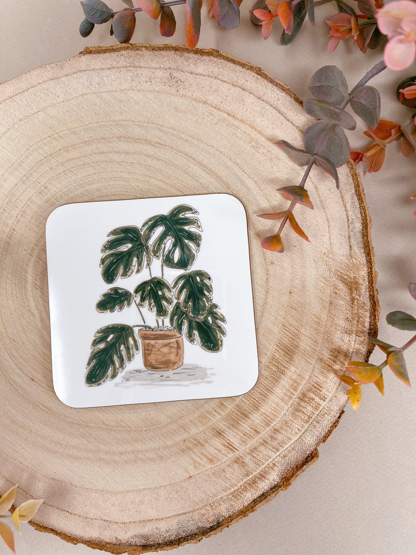 Monstera Plant Coaster