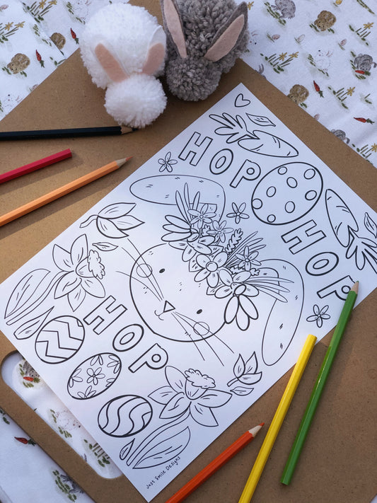 Free Downloadable Colouring Page - Easter