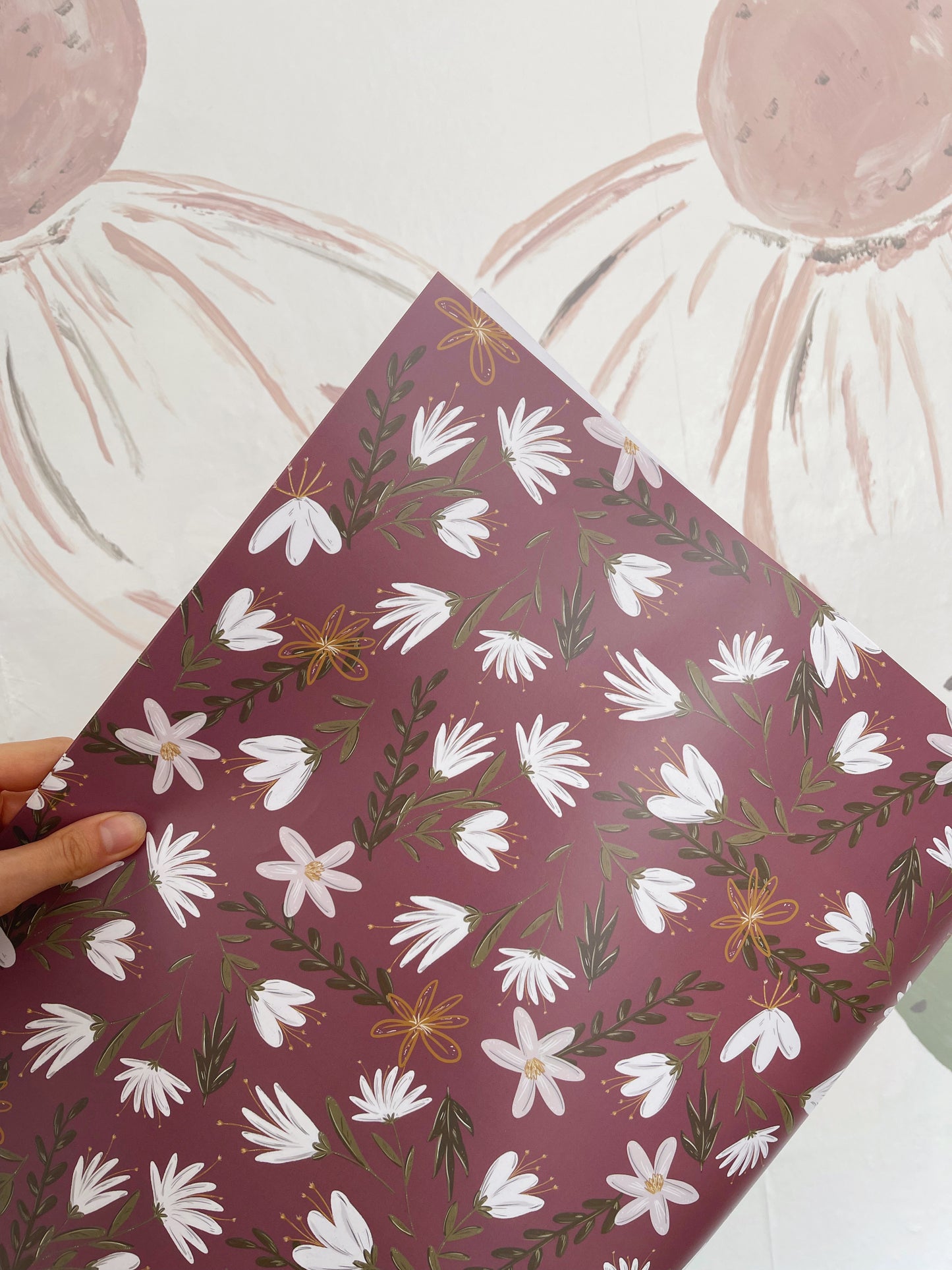 Autumn Floral Wrapping Paper