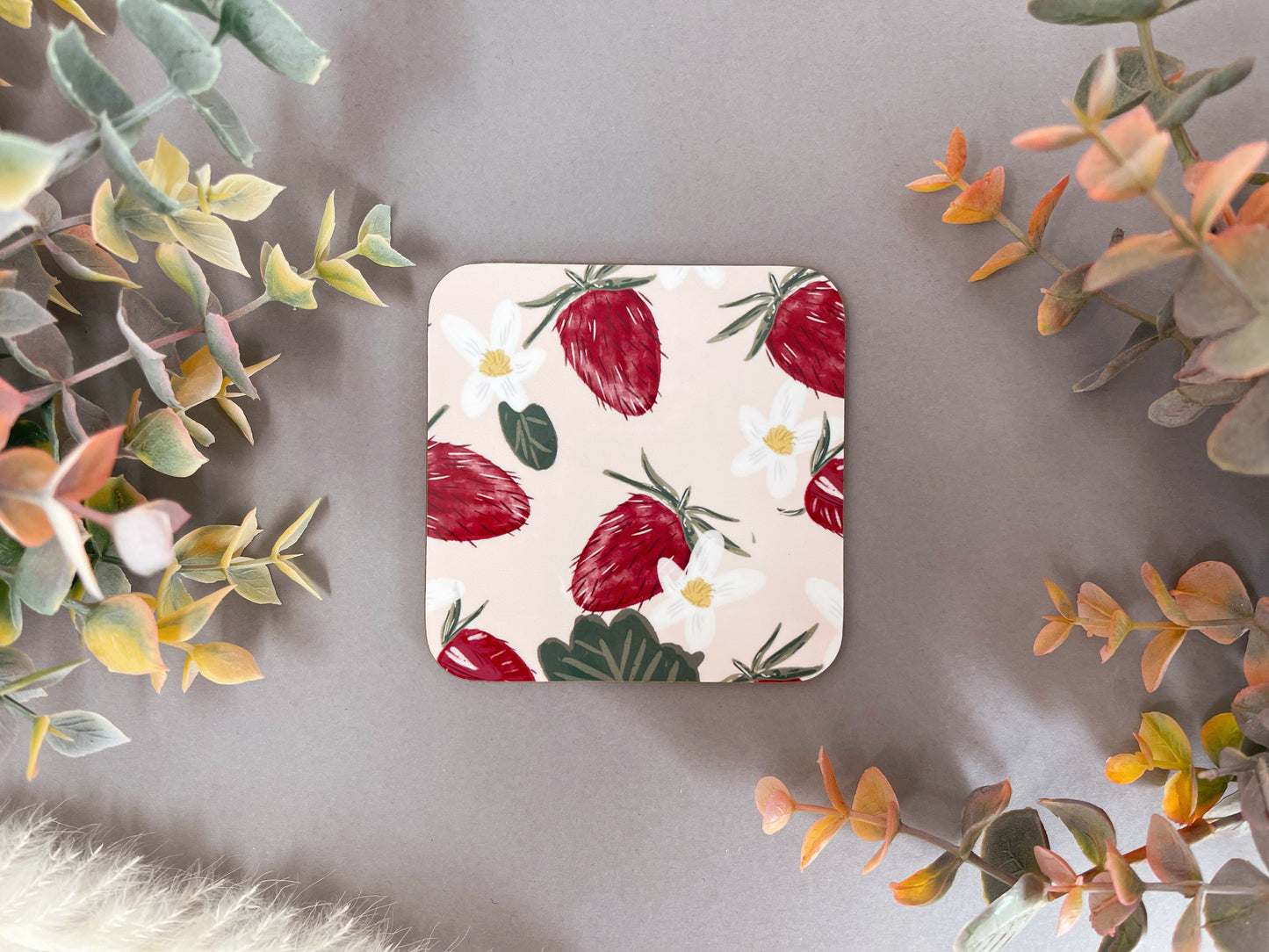 Strawberry Coaster