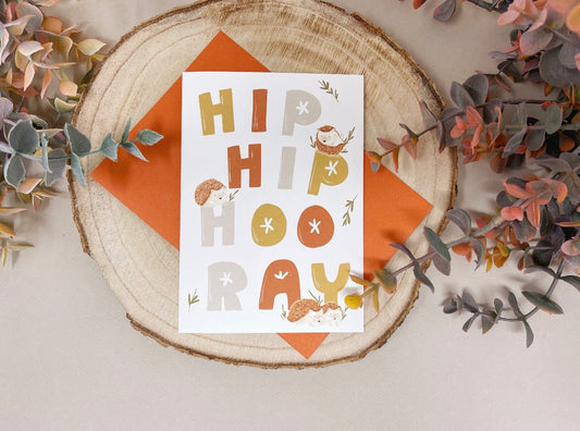 Hip Hip Hooray Card