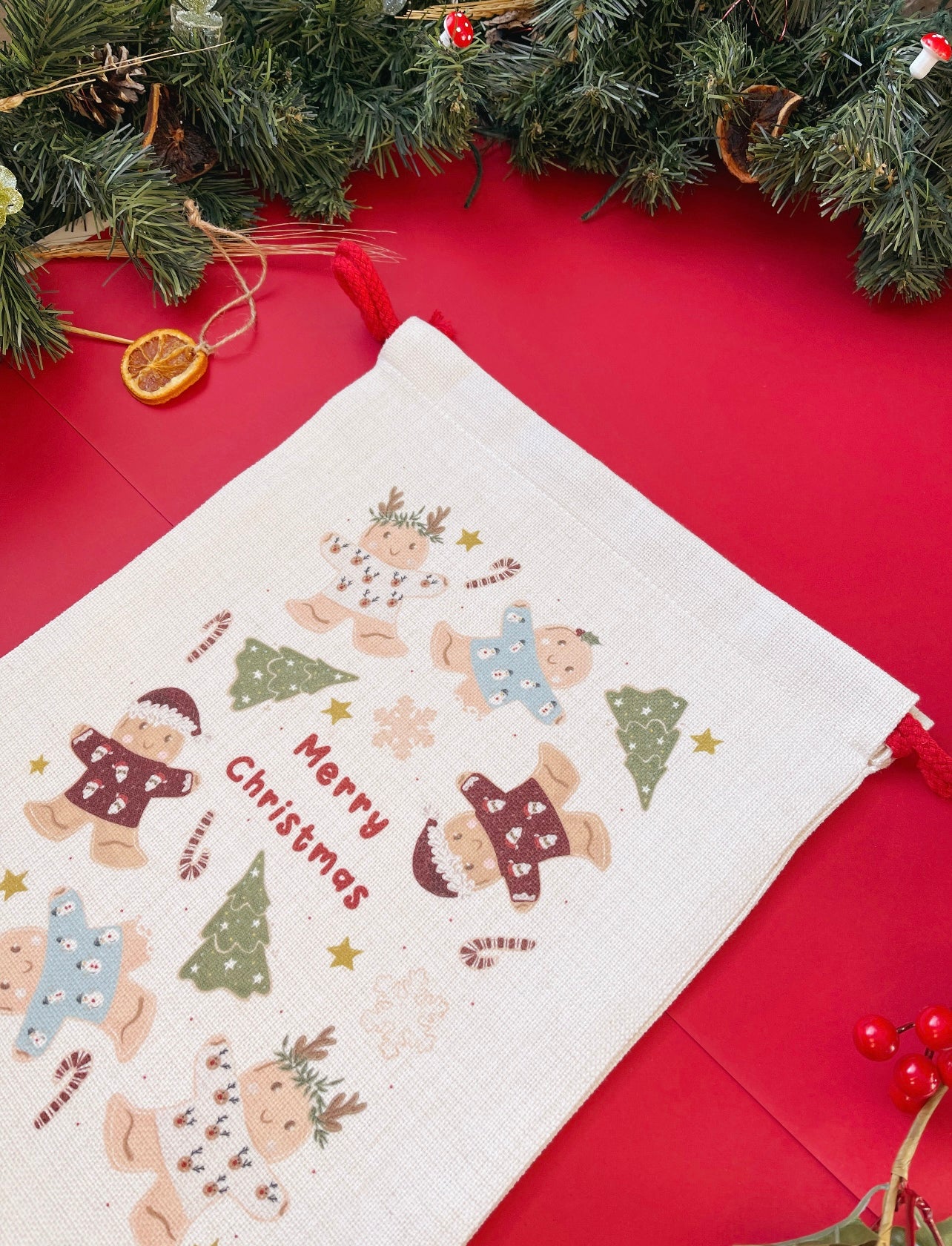 Santa Sack - Gingerbread