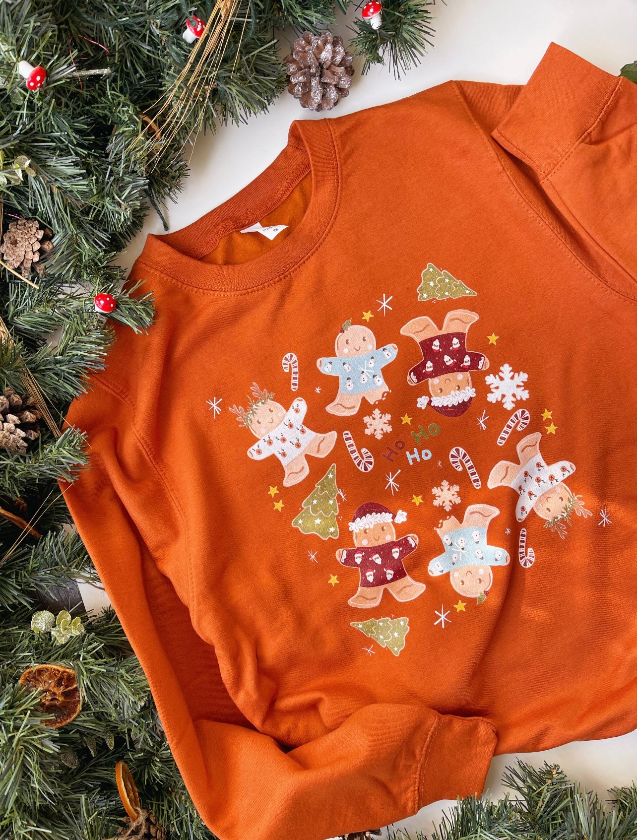 Gingerbread Christmas Sweatshirt - ADULT