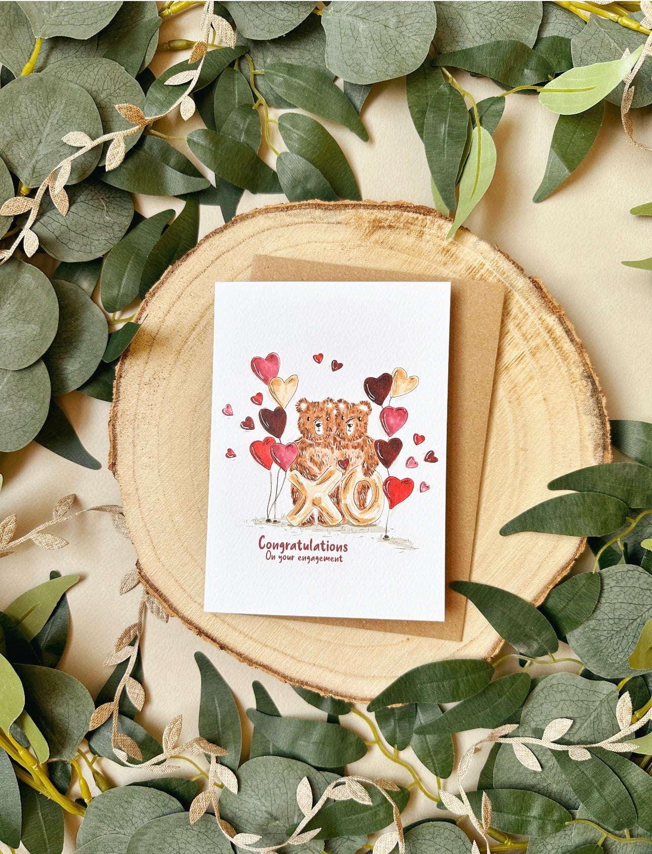 Bear Engagement Card