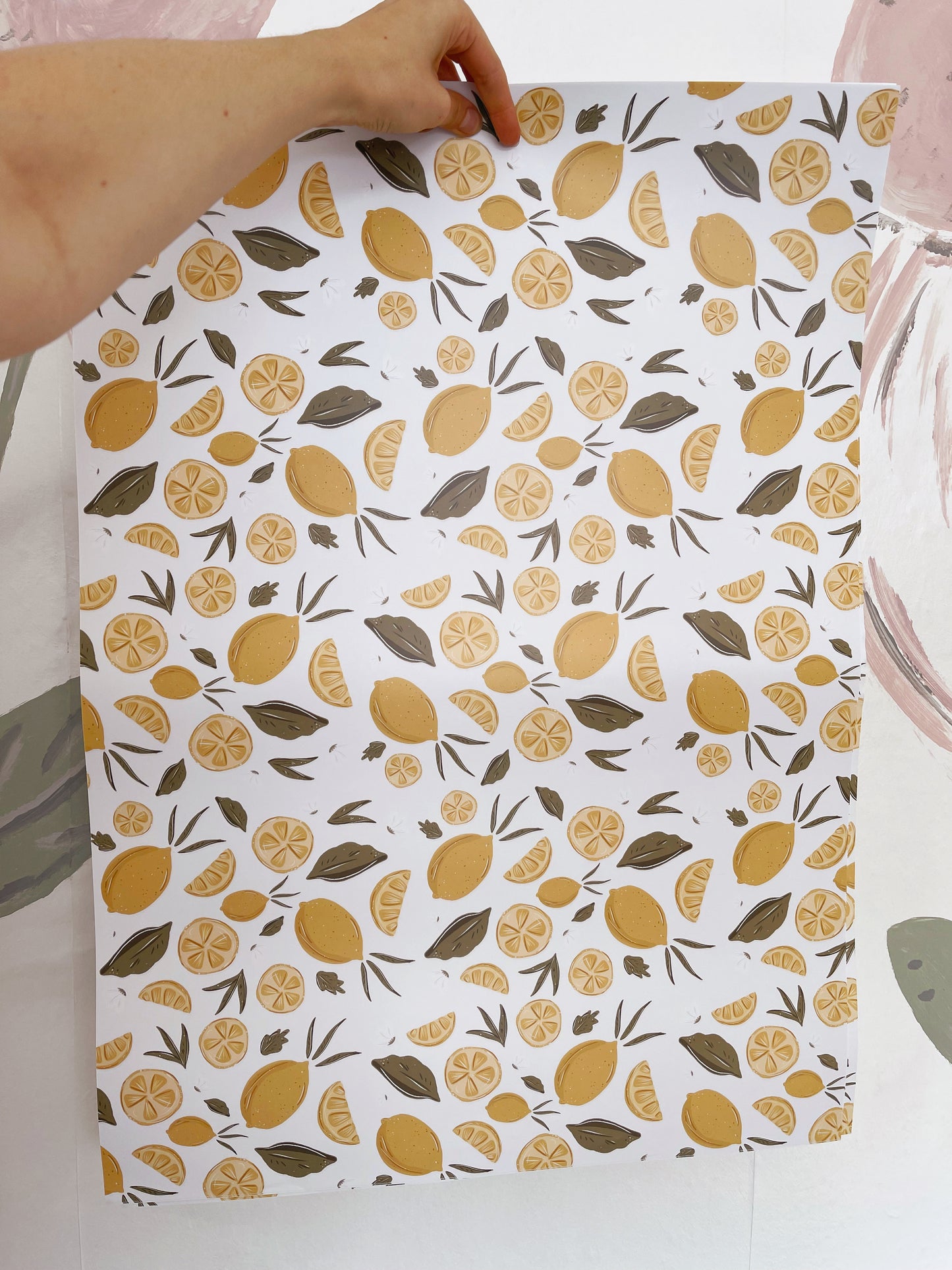 Lemon Wrapping Paper