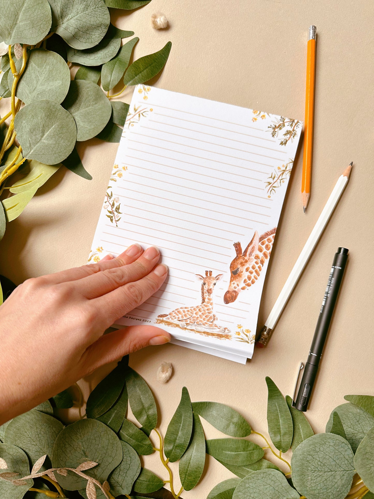 Giraffe A5 Notepad