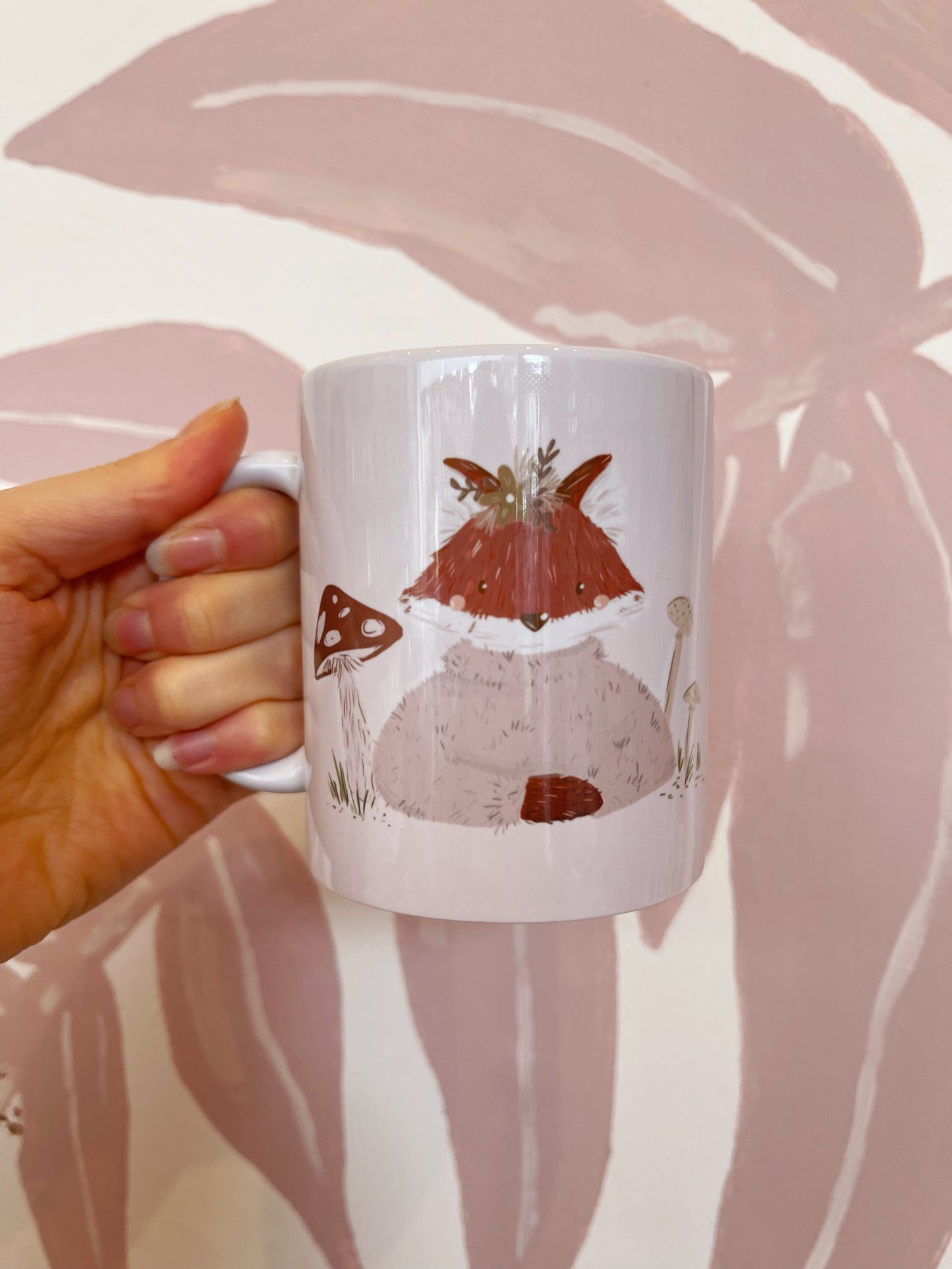 Fox Mushroom Mug