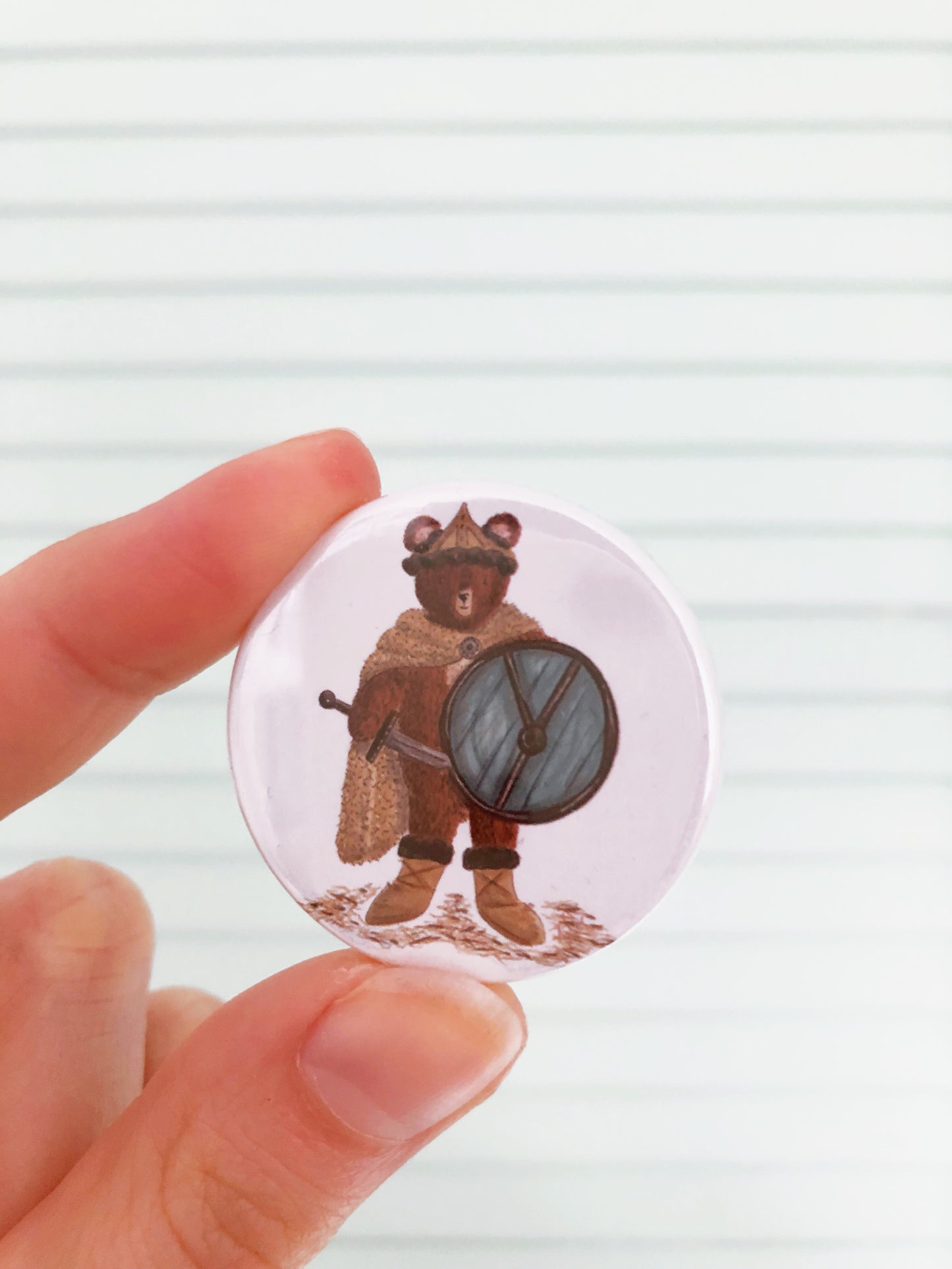 Viking Bear Badge