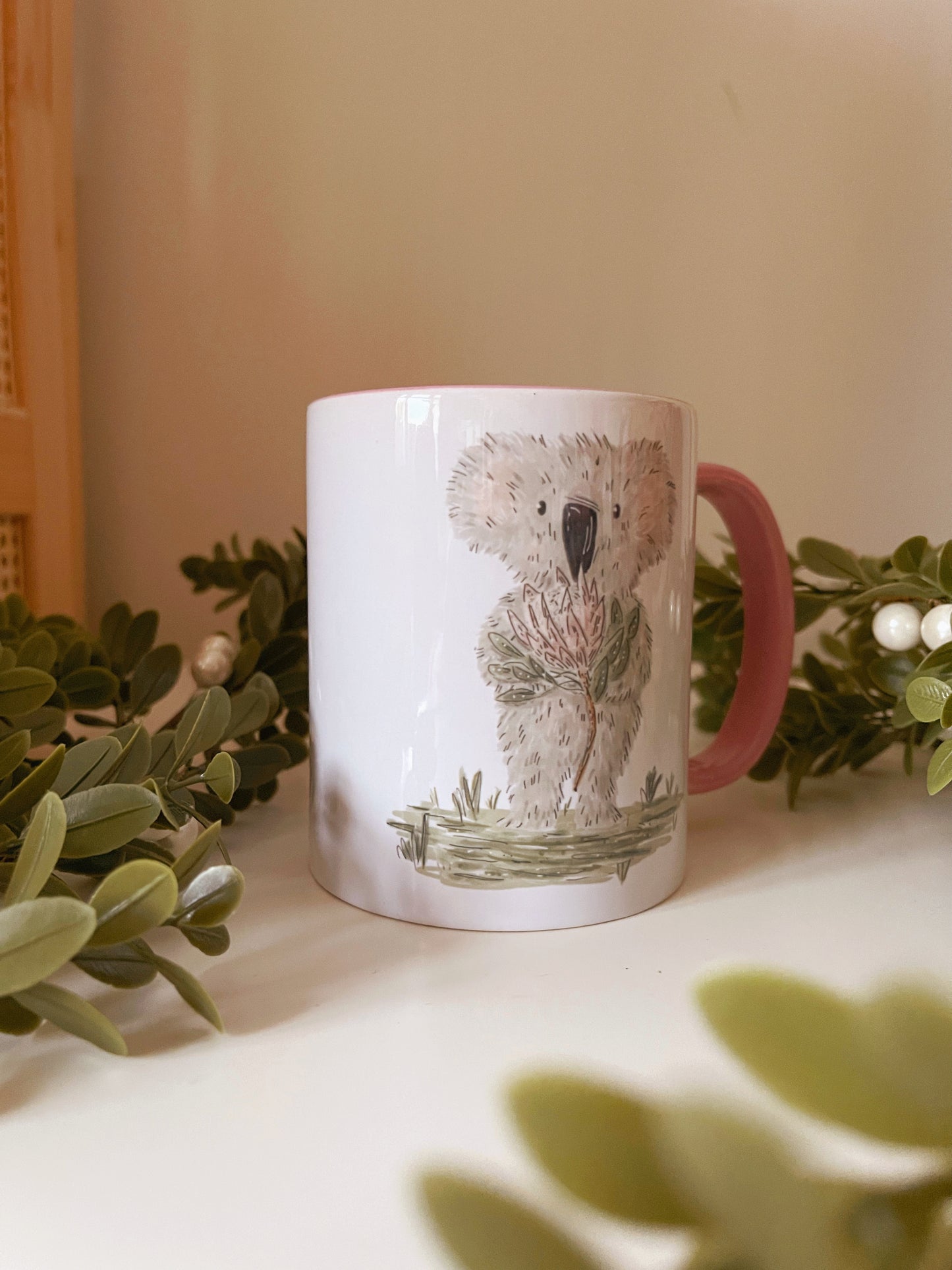 Koala Flower Mug