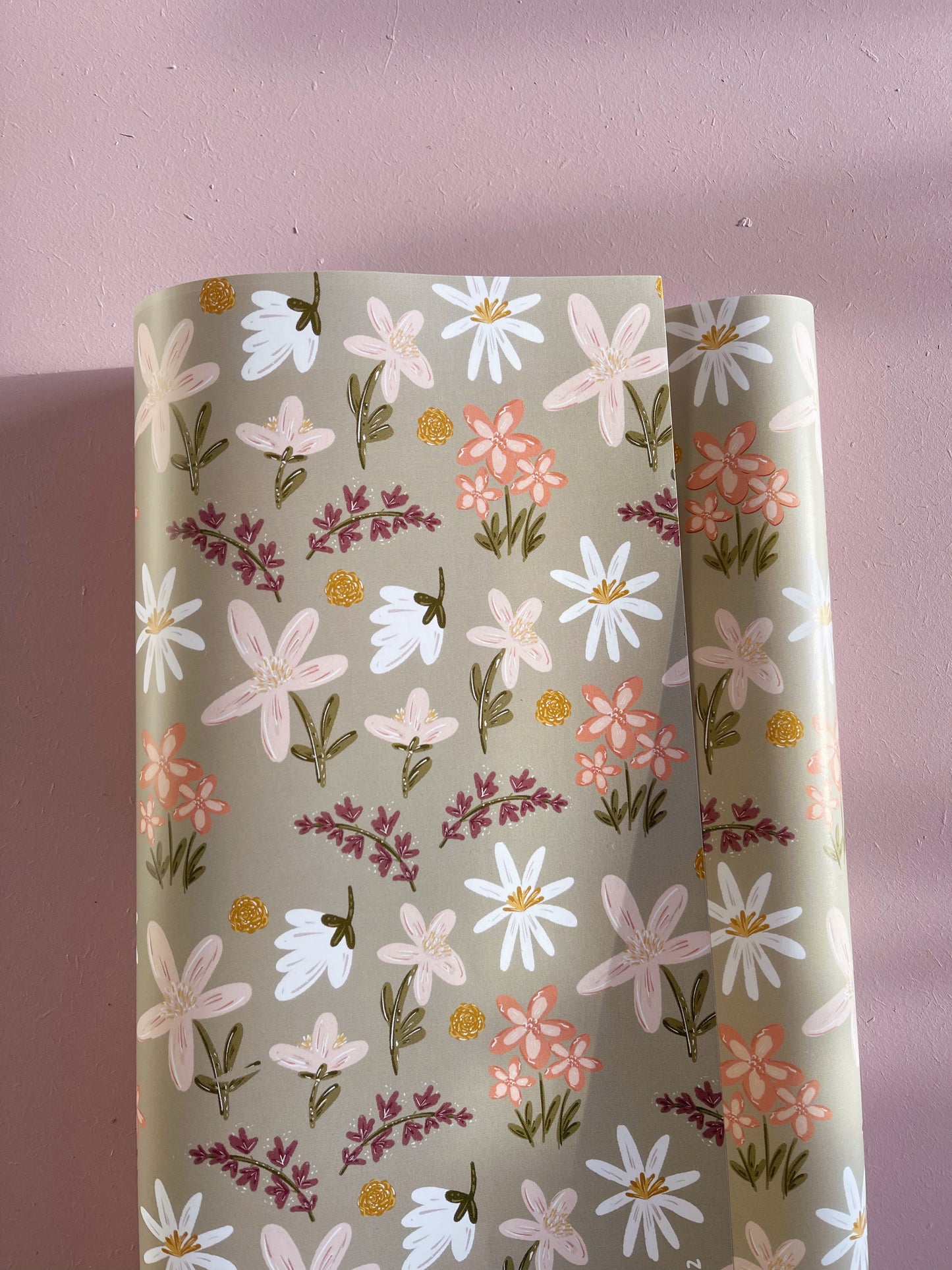 Garden Daisy Wrapping Paper