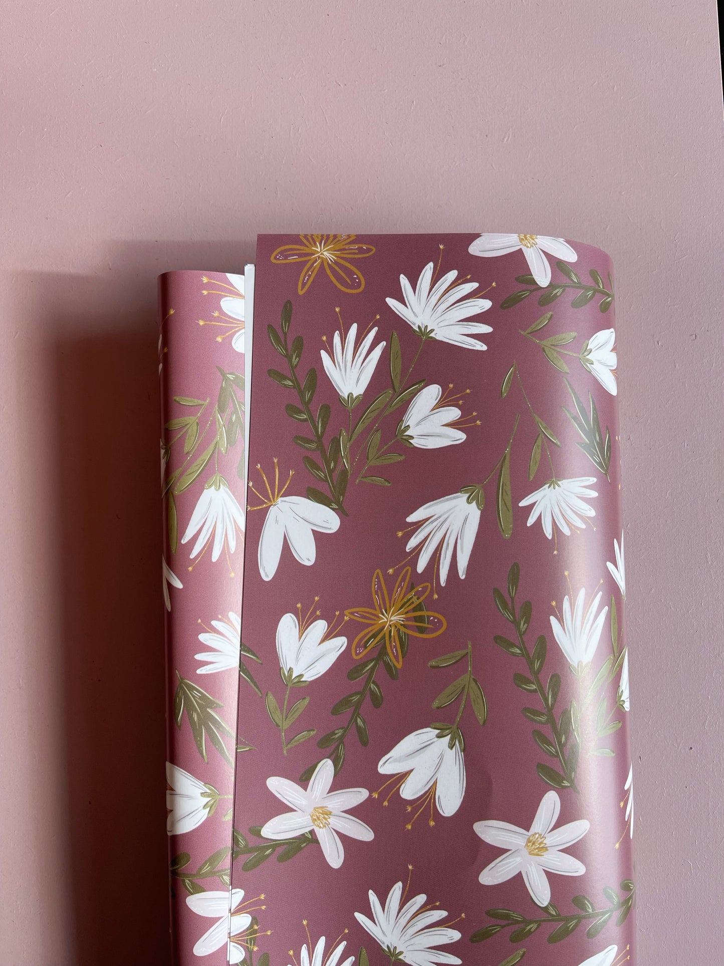 Autumn Floral Wrapping Paper