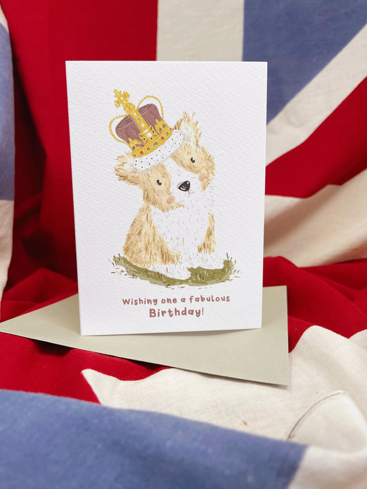 Corgi Birthday Card