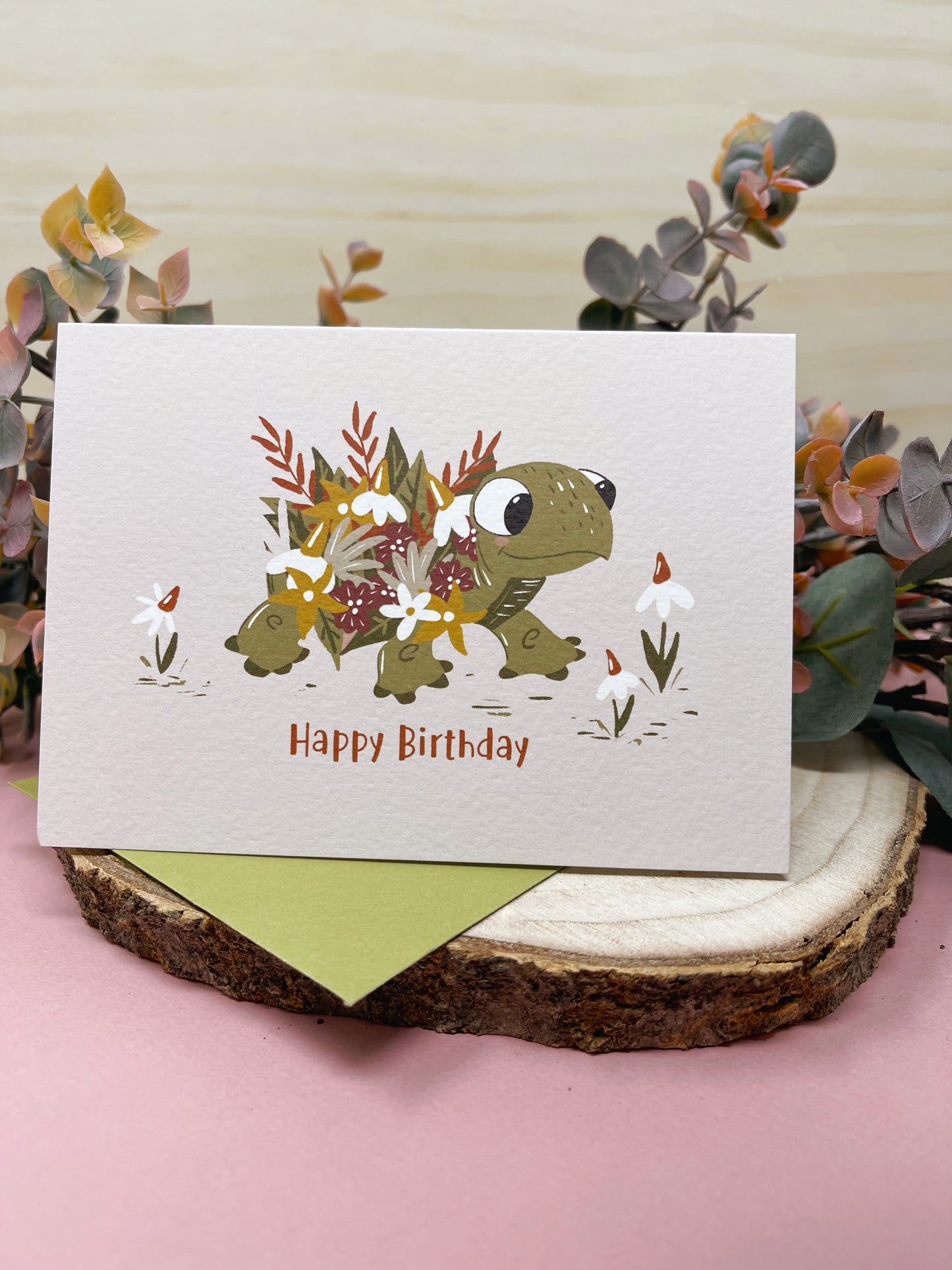 Tortoise Birthday Card