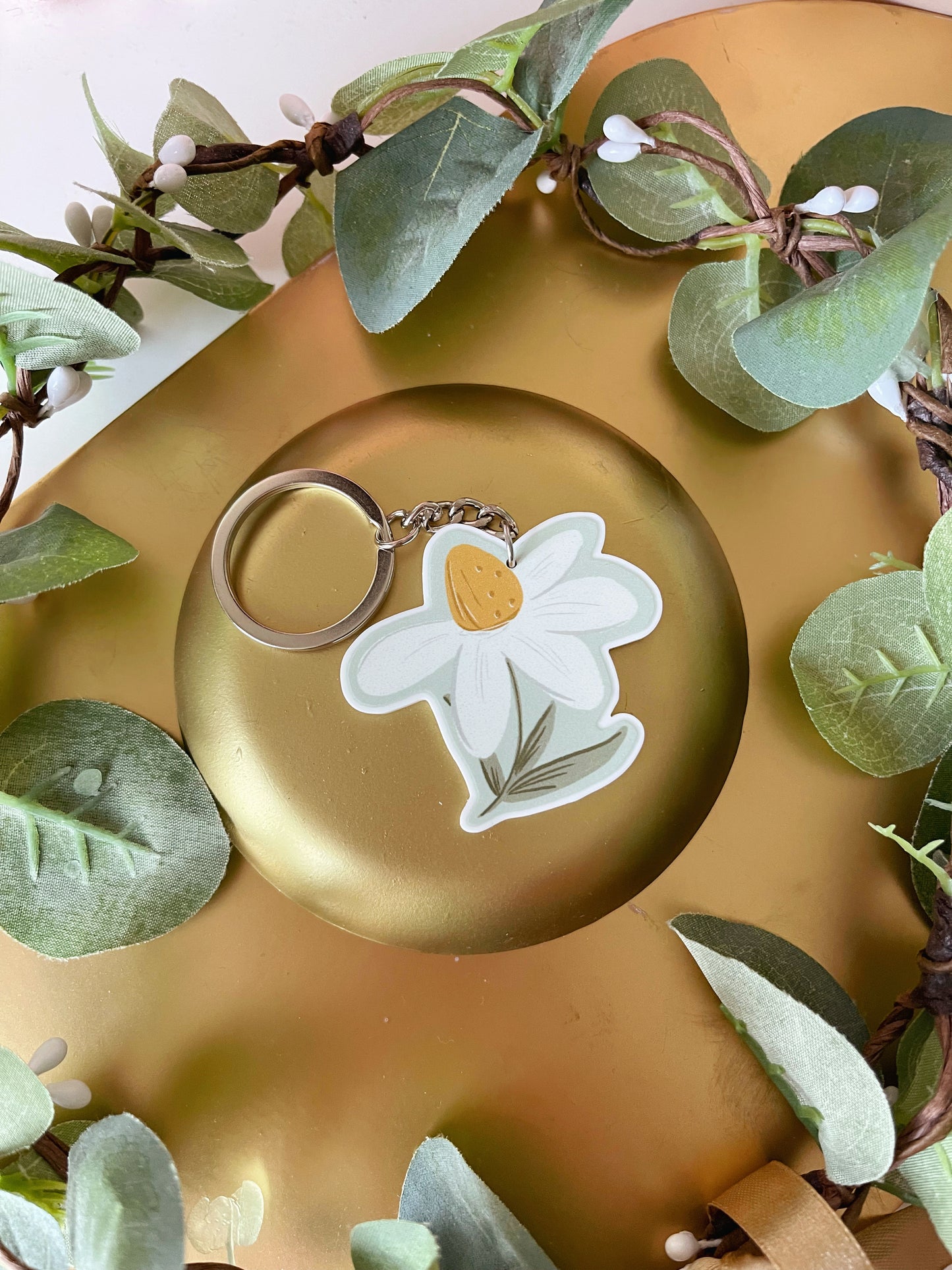 Daisy Keyring