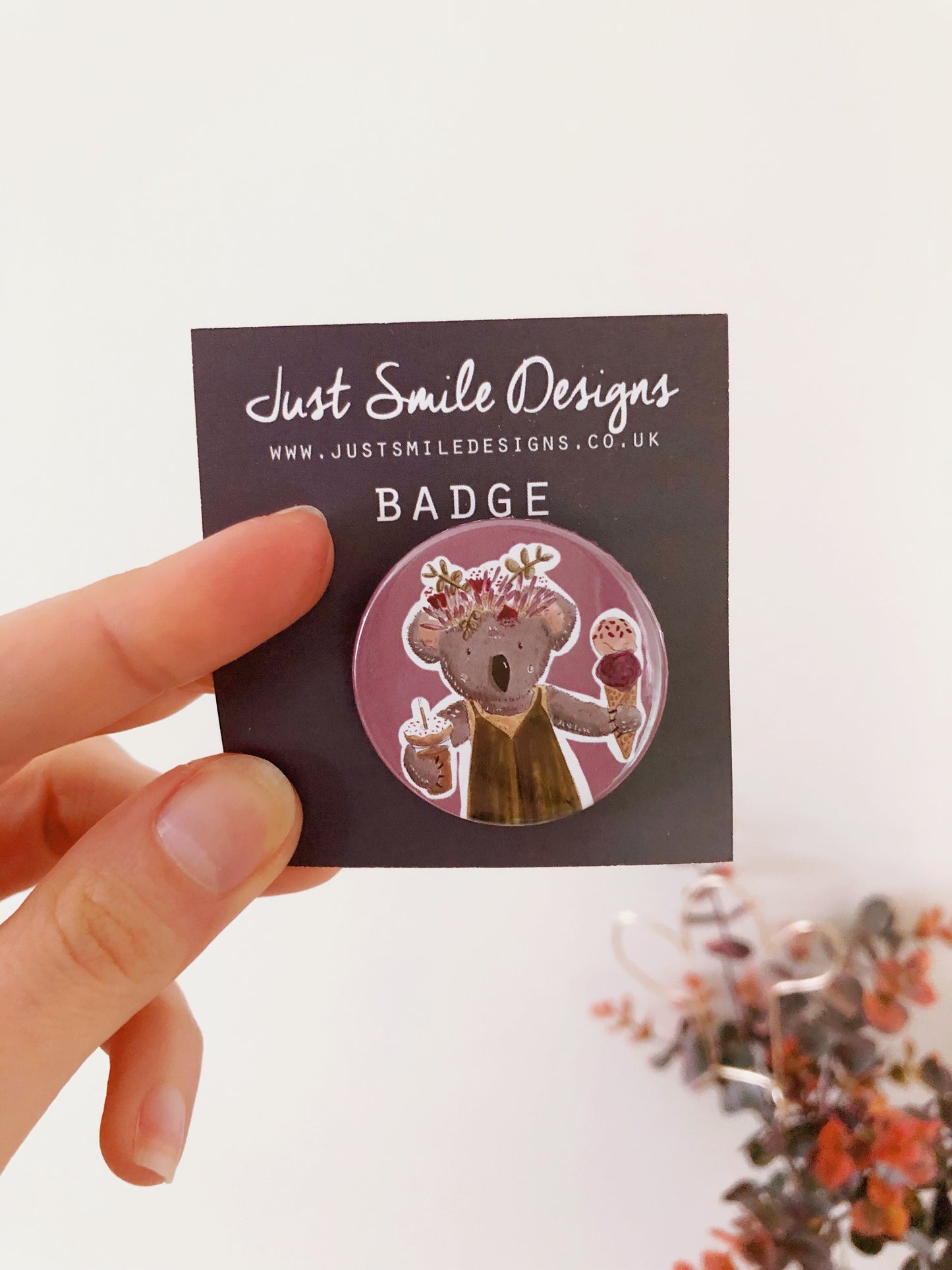 Ice cream Koala Badge