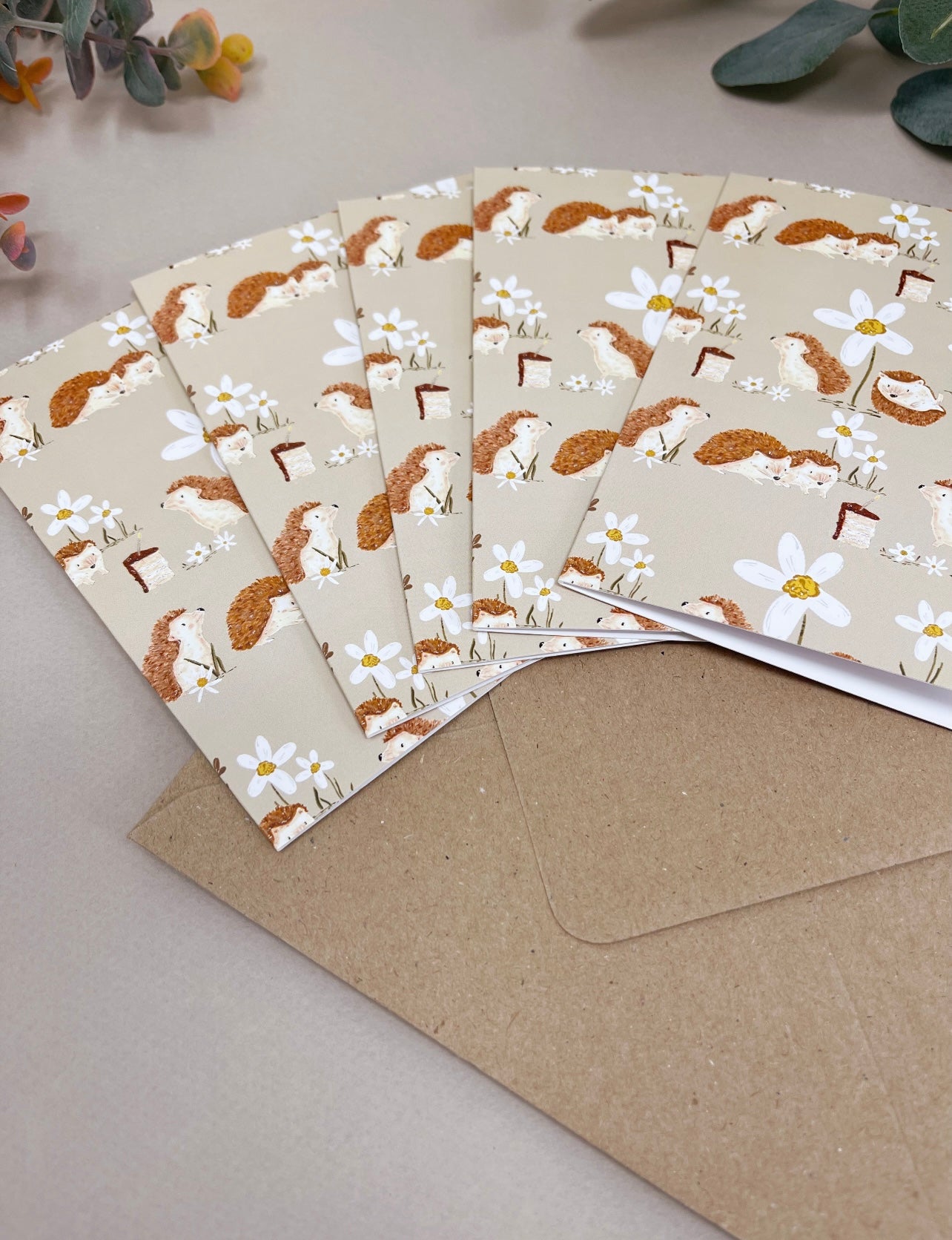 Hedgehog Note Cards