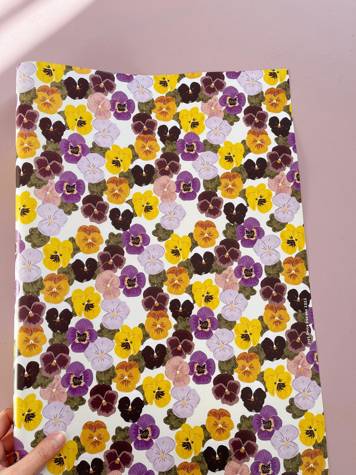 Pansy Wrapping Paper