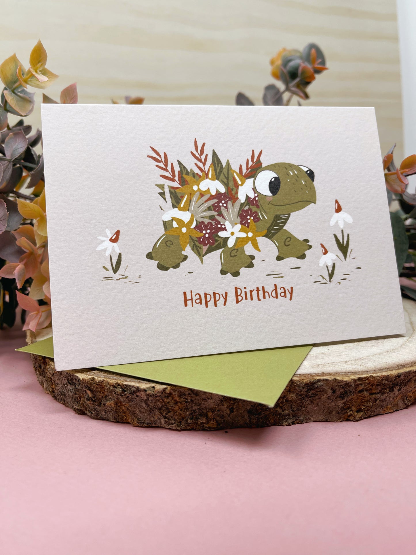Tortoise Birthday Card