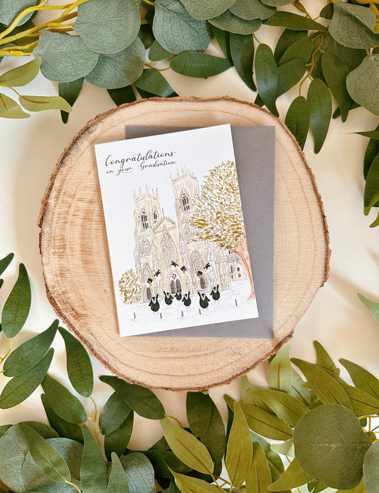 York Minster graduation card