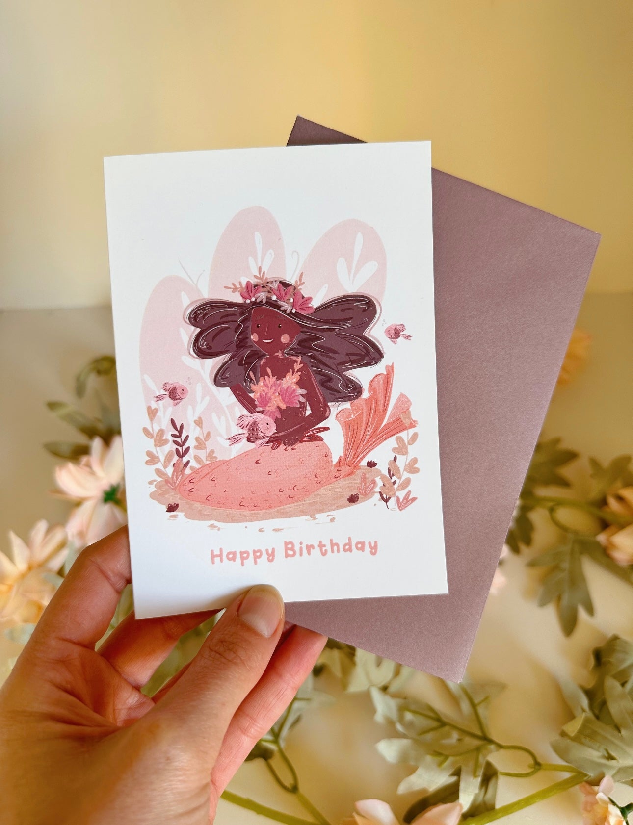 Mermaid Birthday Card