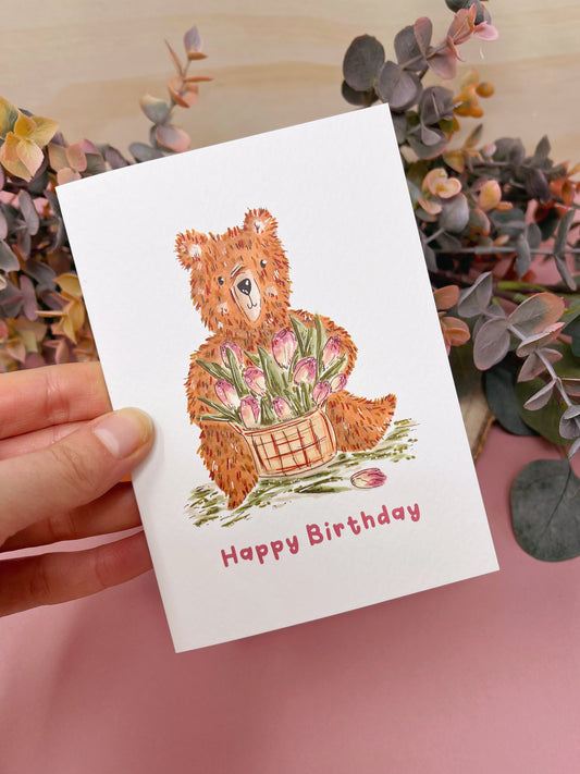Bear Birthday Card