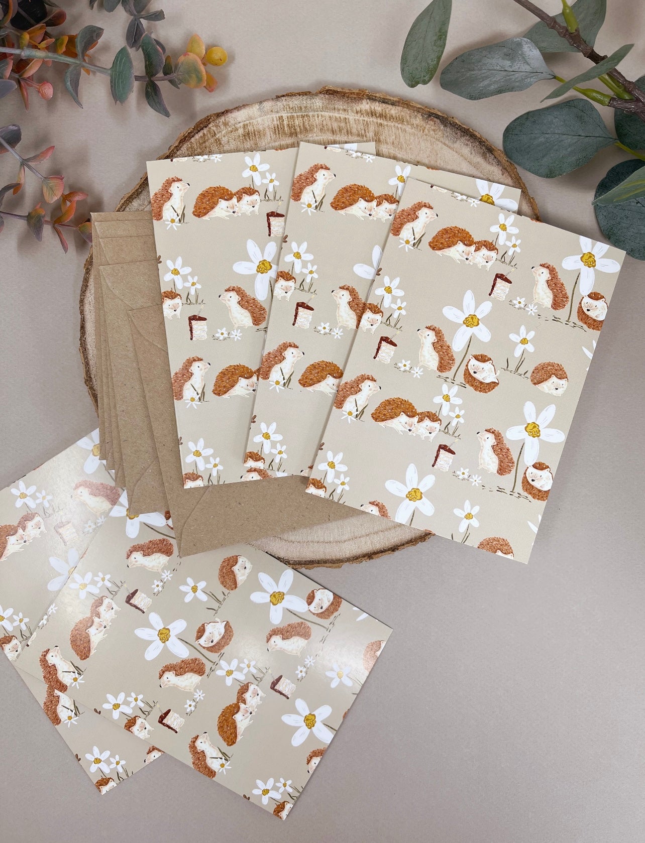 Hedgehog Note Cards