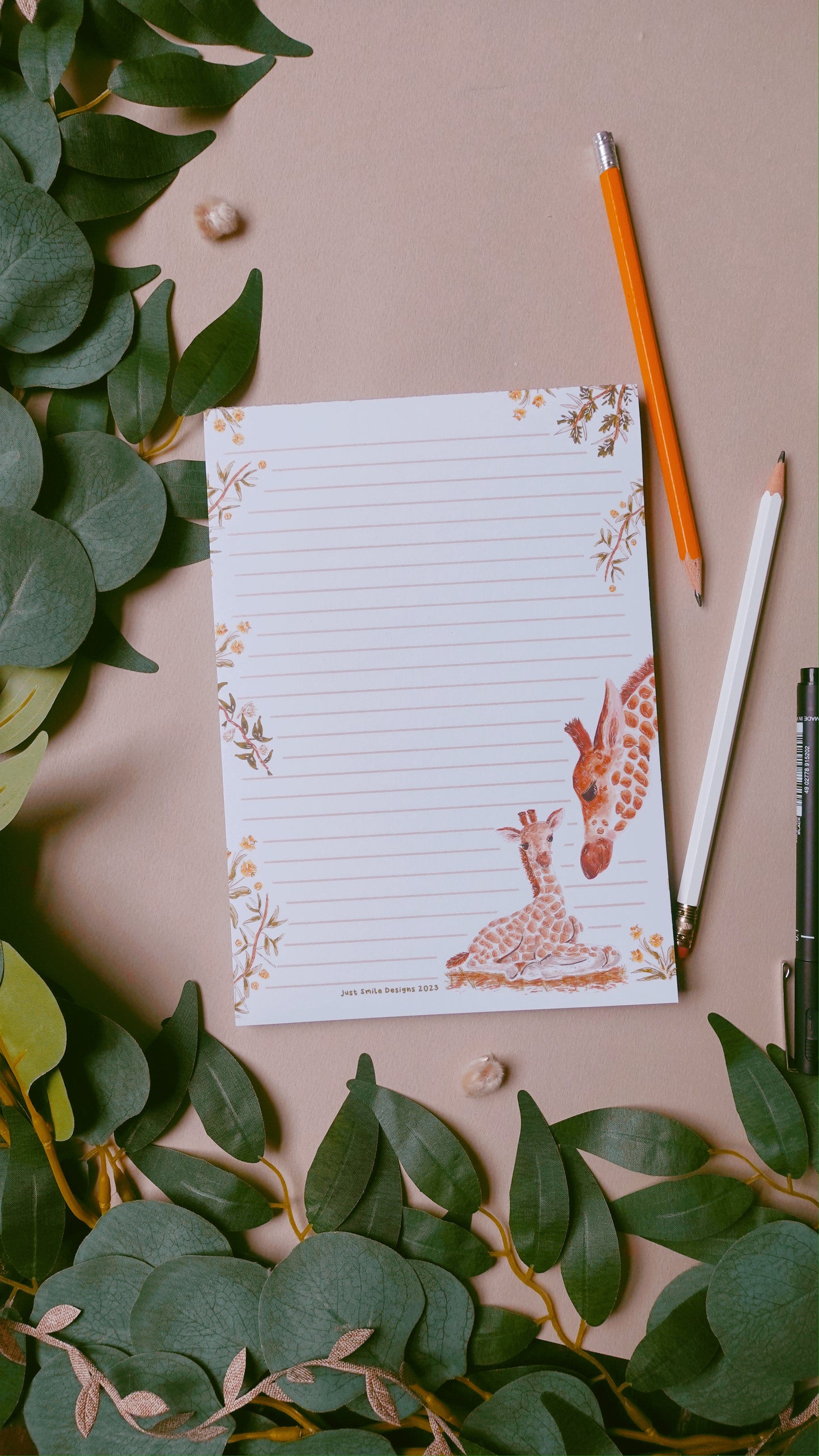 Giraffe A5 Notepad