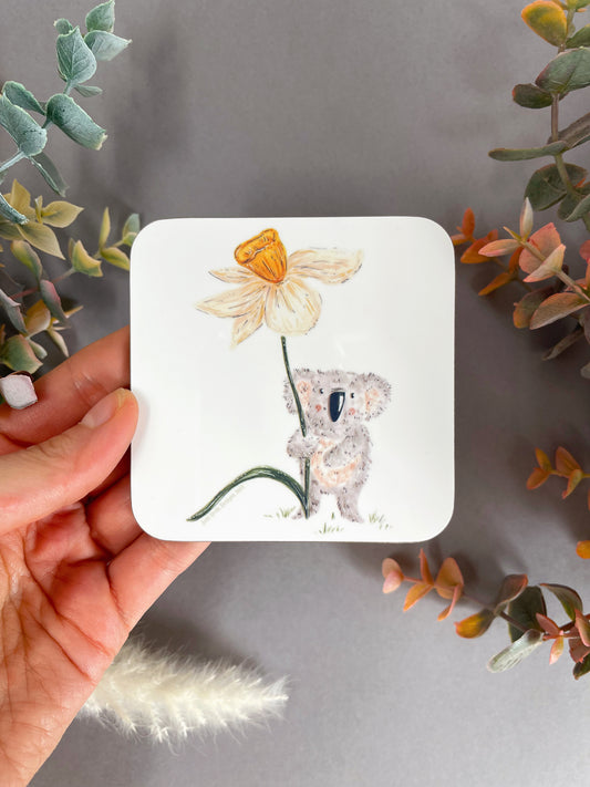 Koala Daffodil Coaster