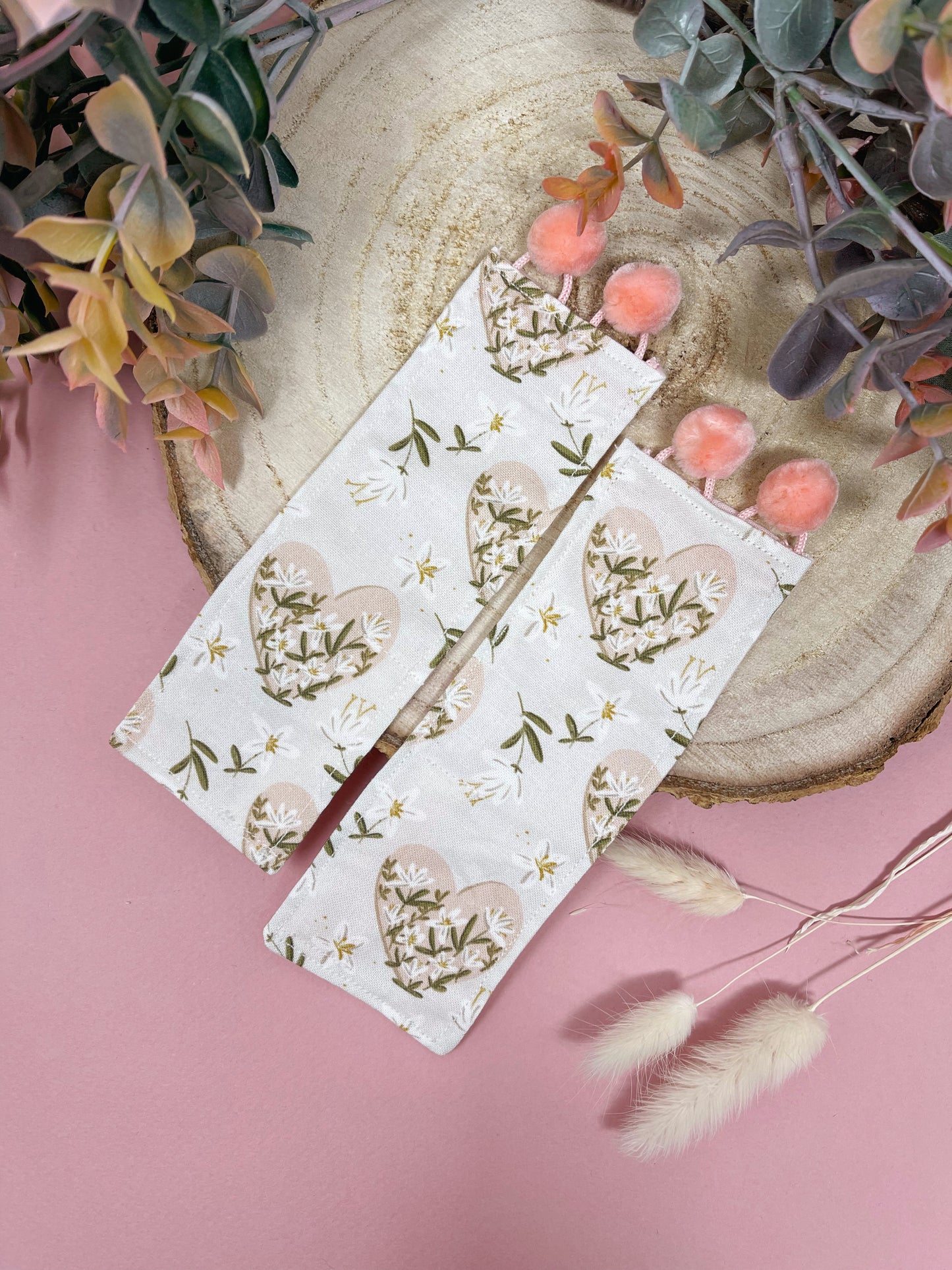Floral Heart Bookmark
