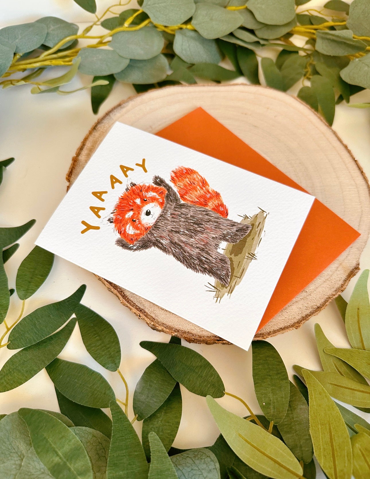 Red Panda YAY Card