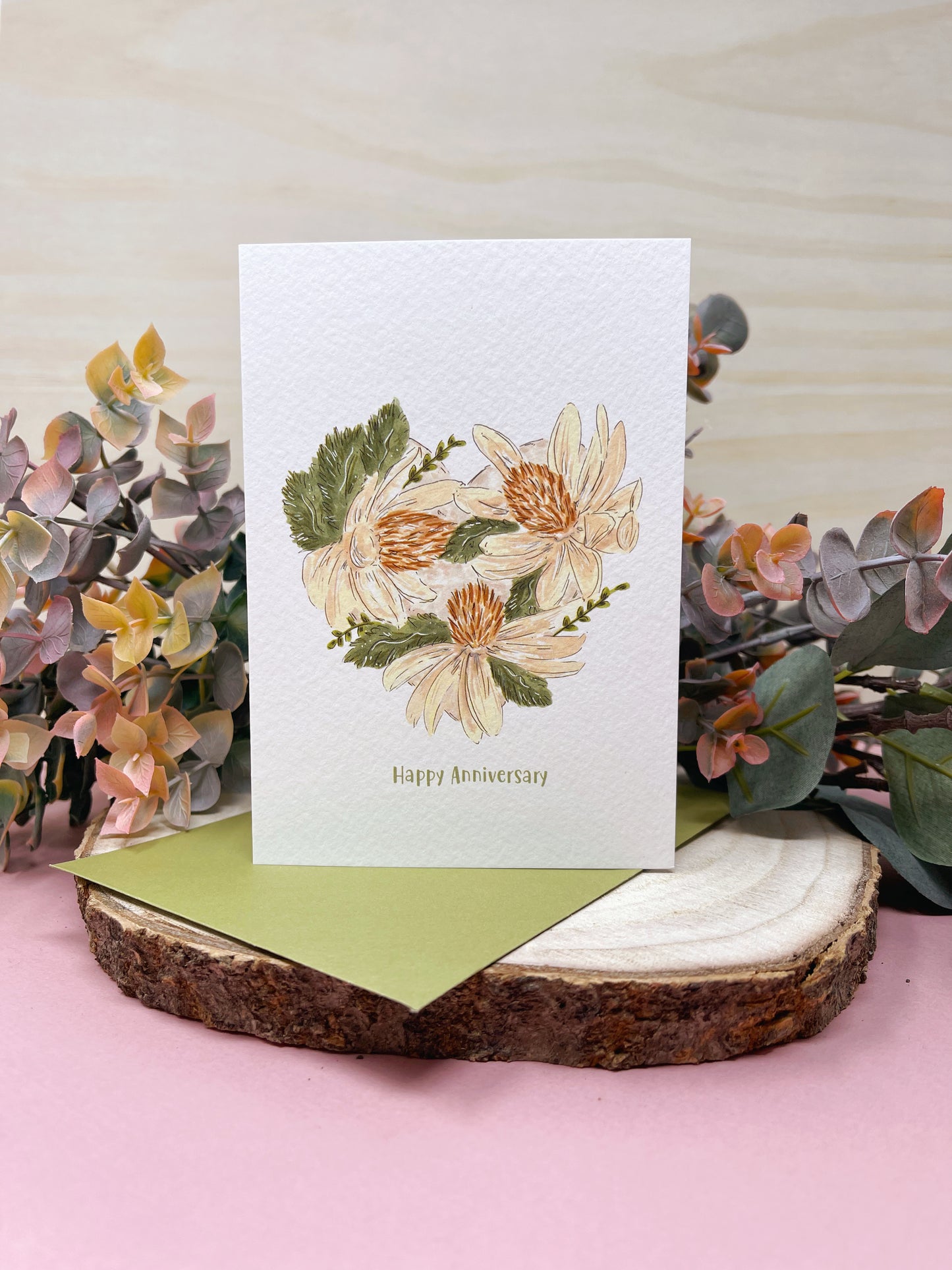 Heart Anniversary Card