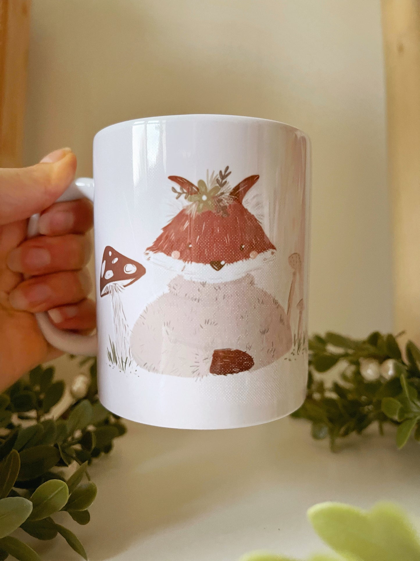 Fox Mushroom Mug
