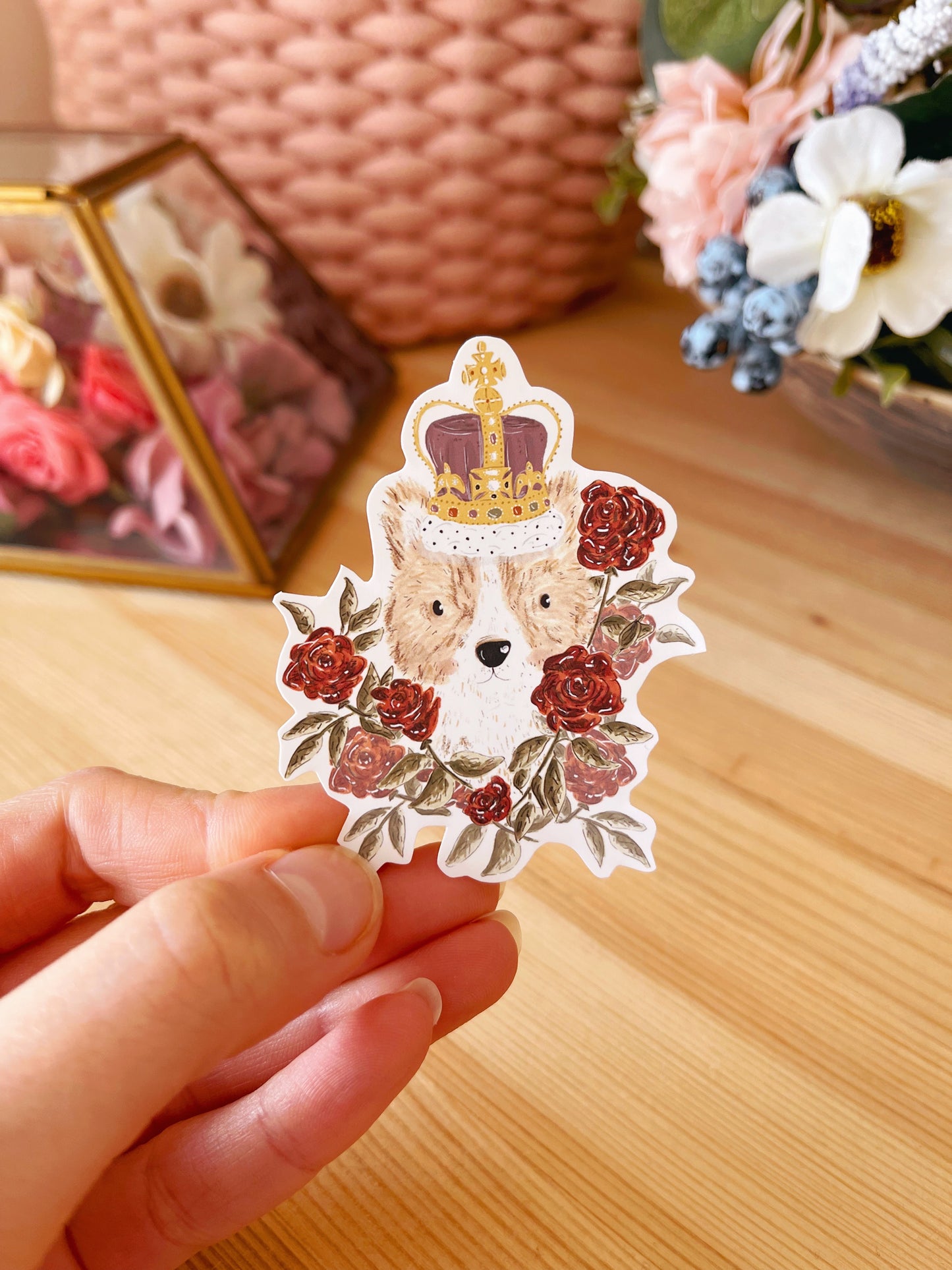 Corgi Jubilee Sticker
