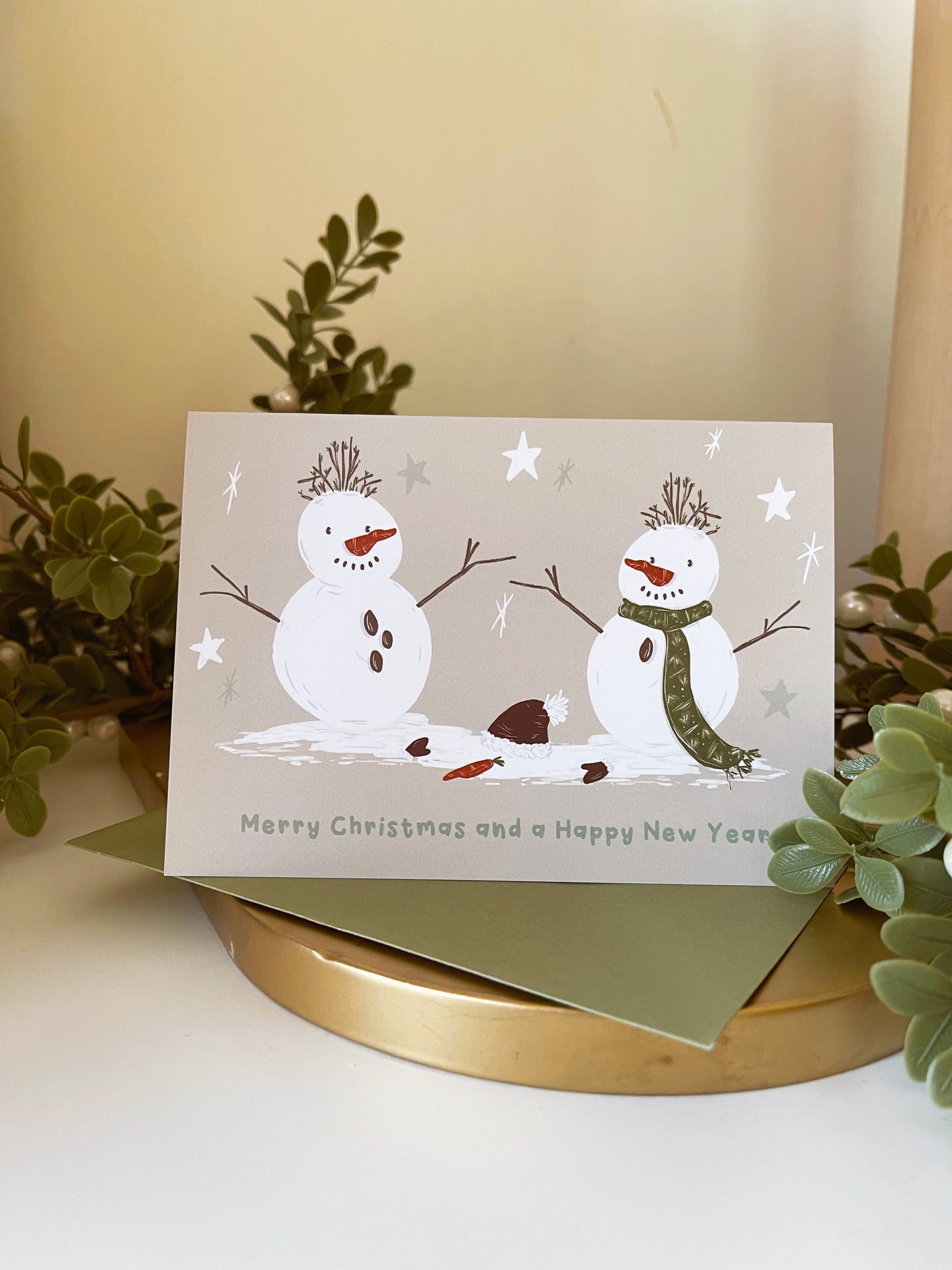Snowmen Christmas Card