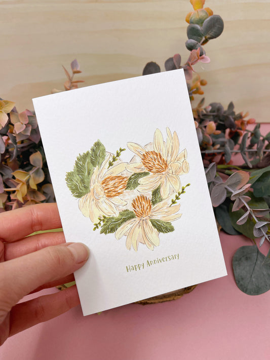 Heart Anniversary Card