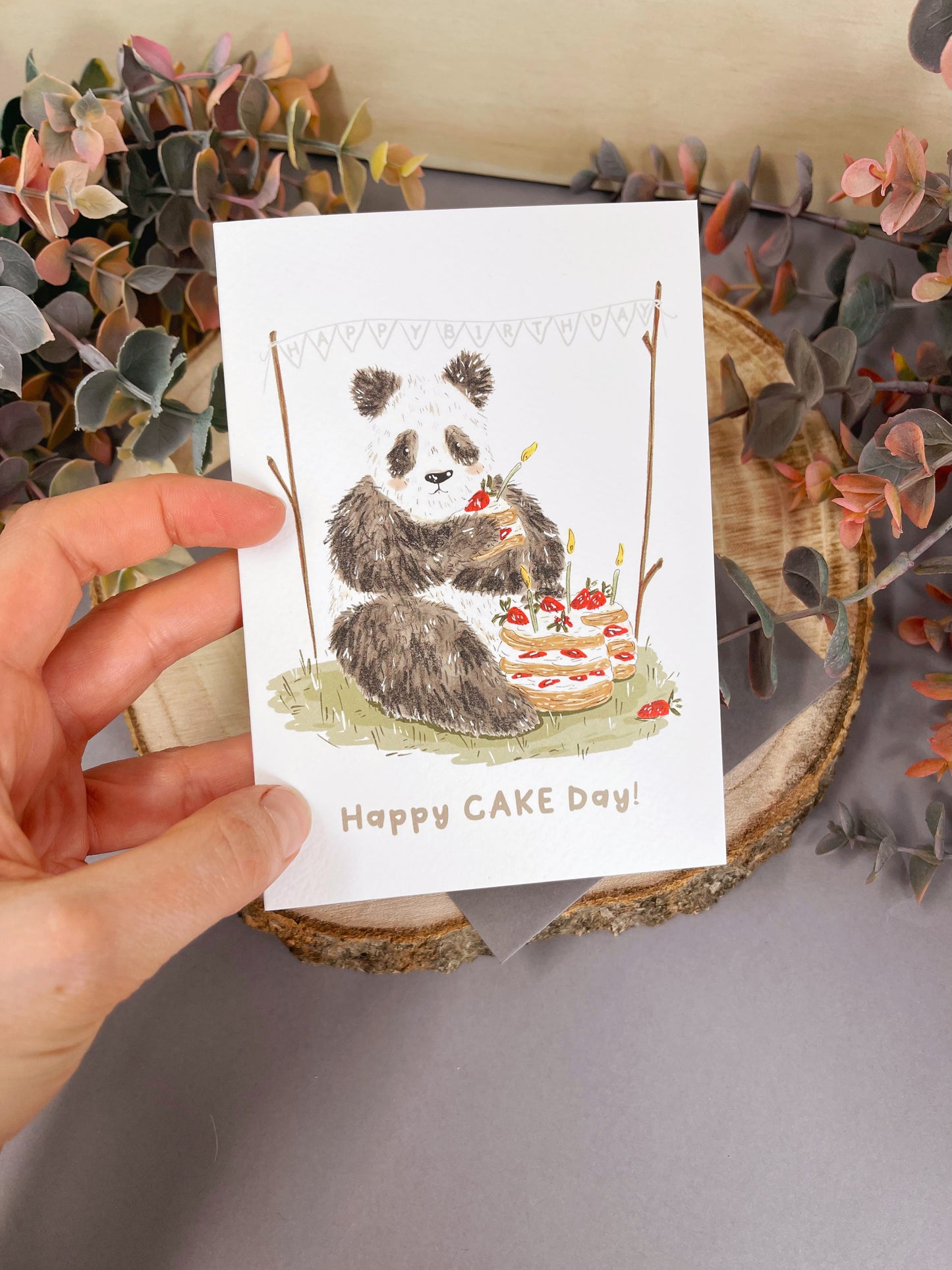 Panda Birthday Card