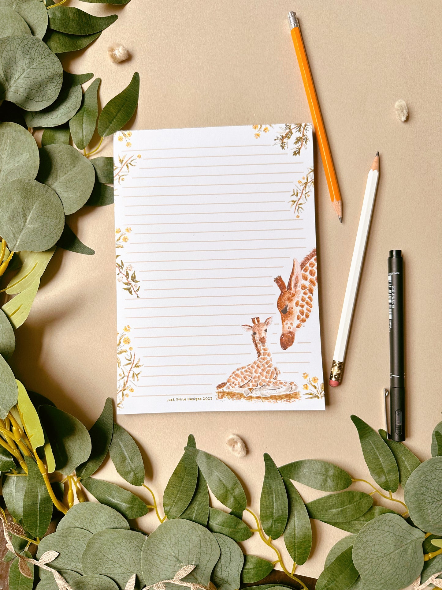 Giraffe A5 Notepad