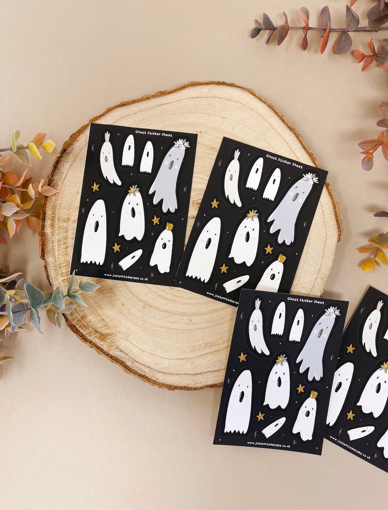 Spooky Ghost Sticker Sheet