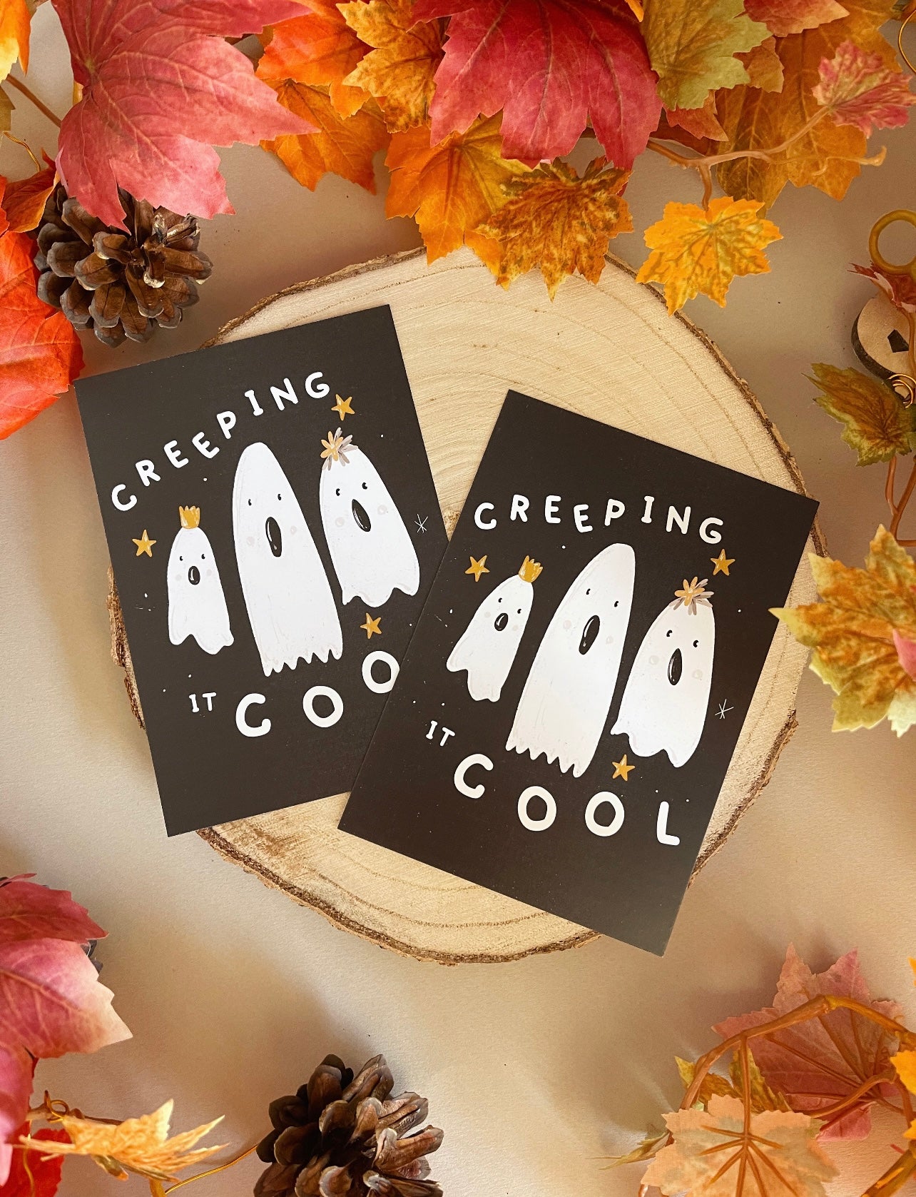 Spooky Ghost Postcard
