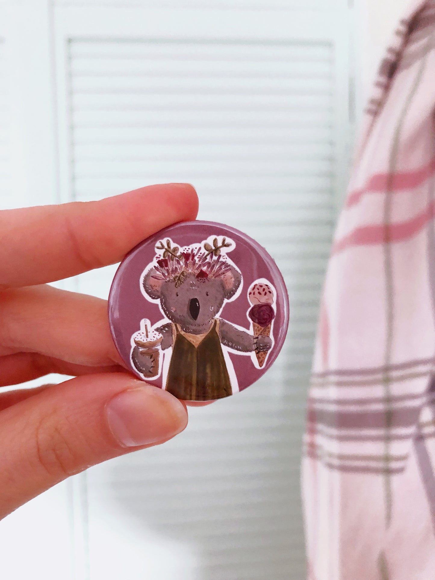 Ice cream Koala Badge