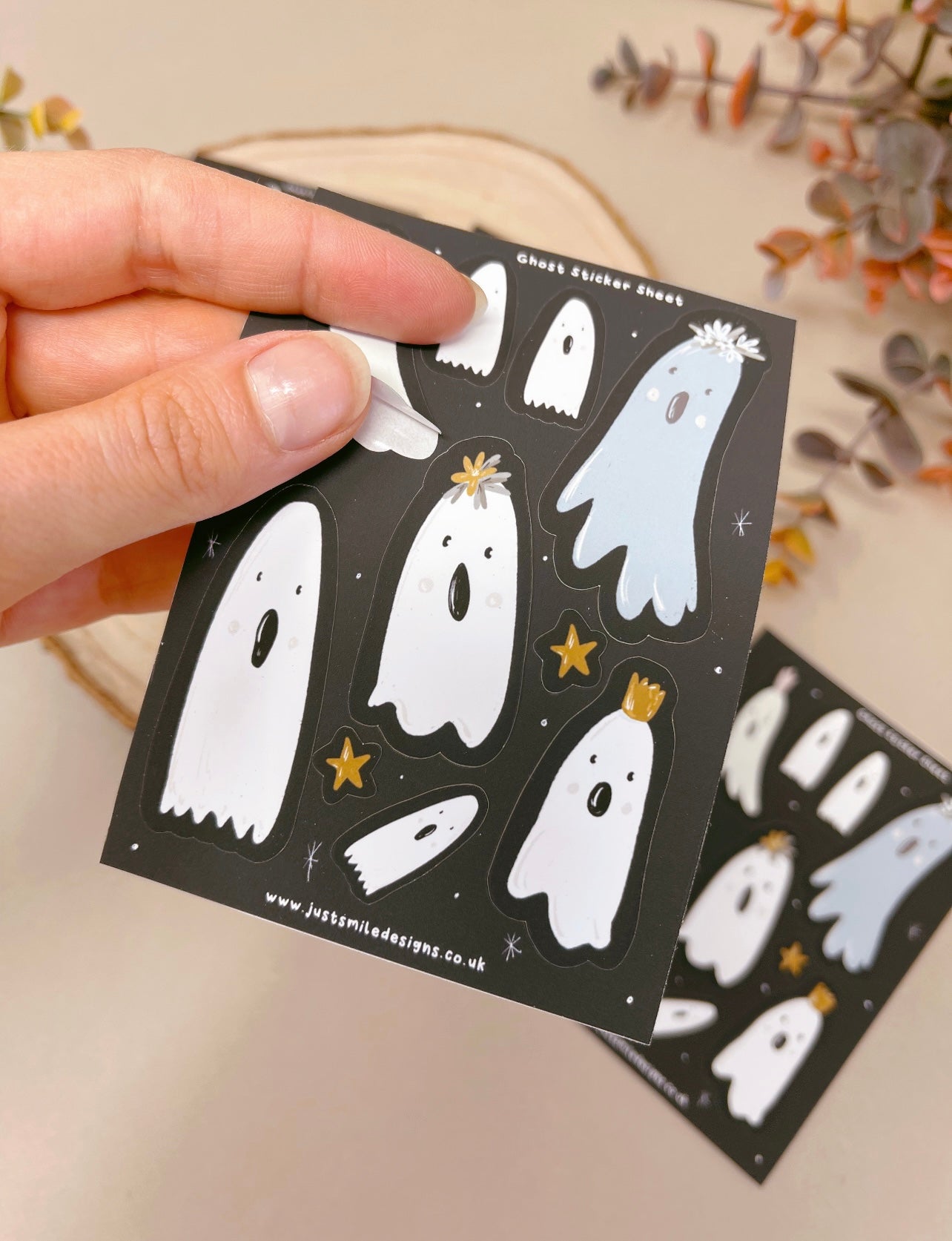 Spooky Ghost Sticker Sheet