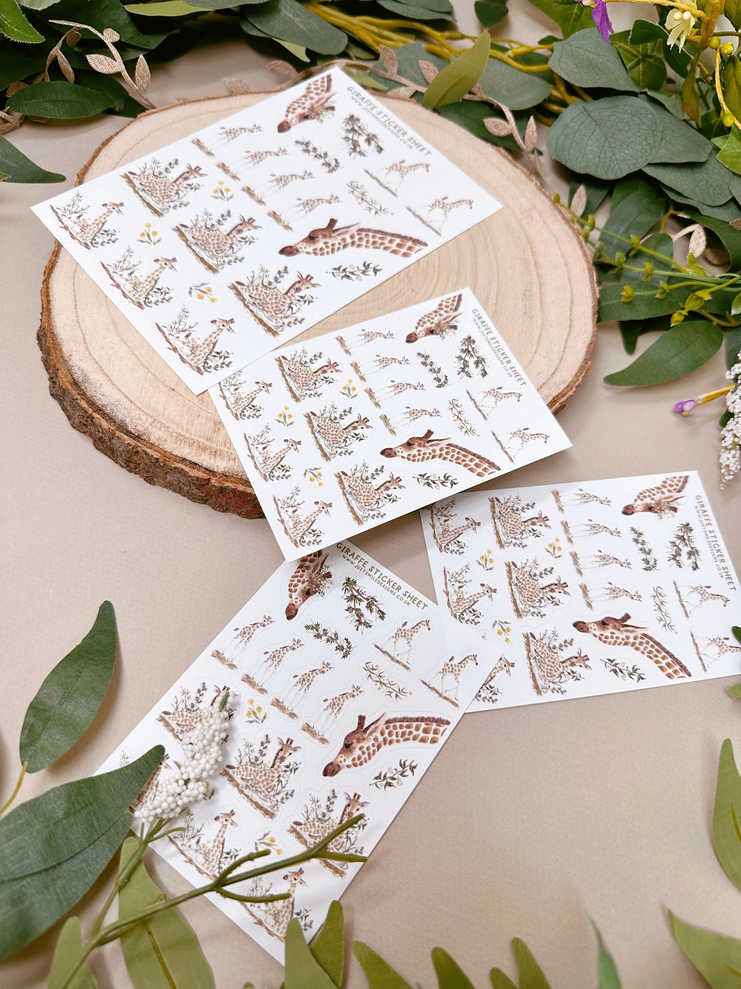 Giraffe Sticker Sheet