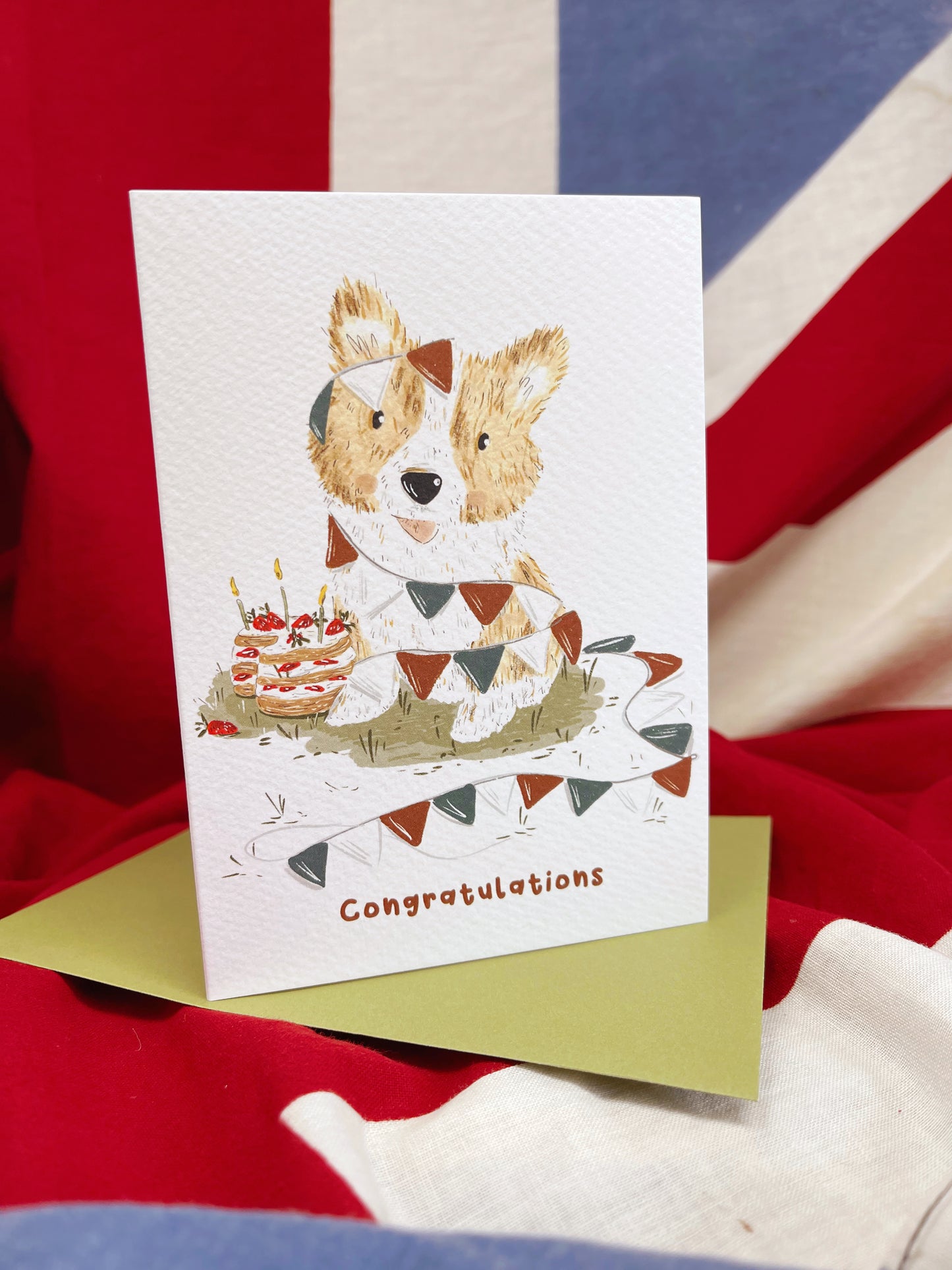 Corgi Congratulations Card