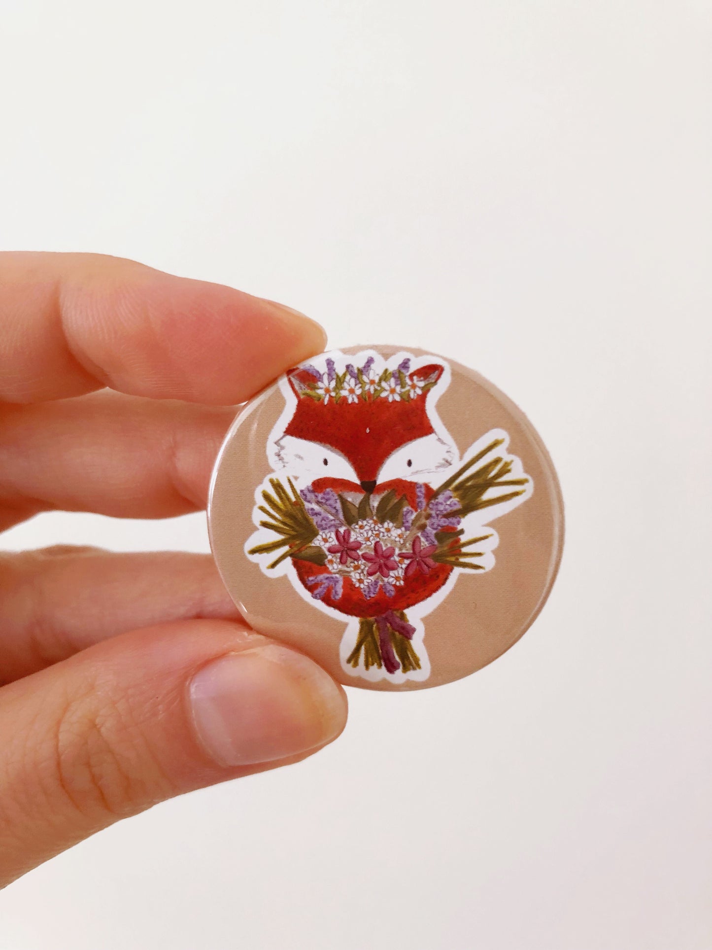 Fox Bouquet Badge