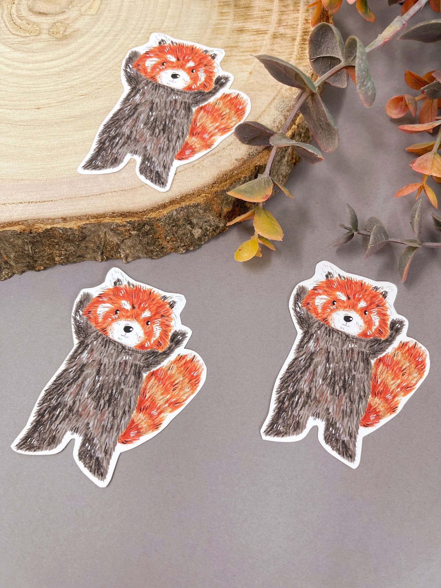 Roar Red Panda Sticker