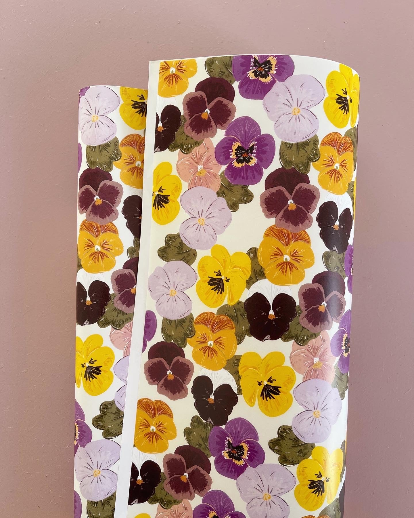 Pansy Wrapping Paper