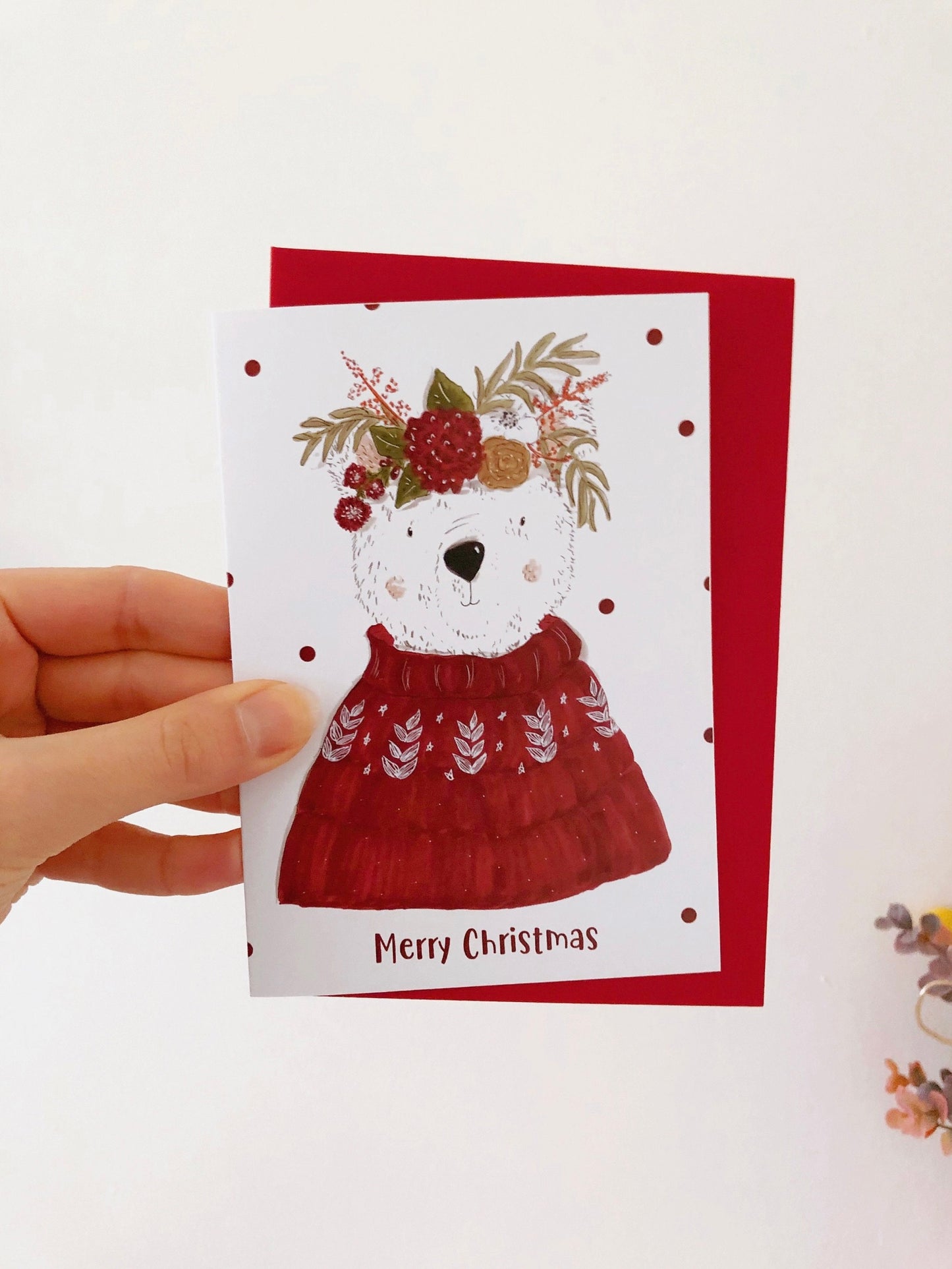 Polar Bear Christmas Card