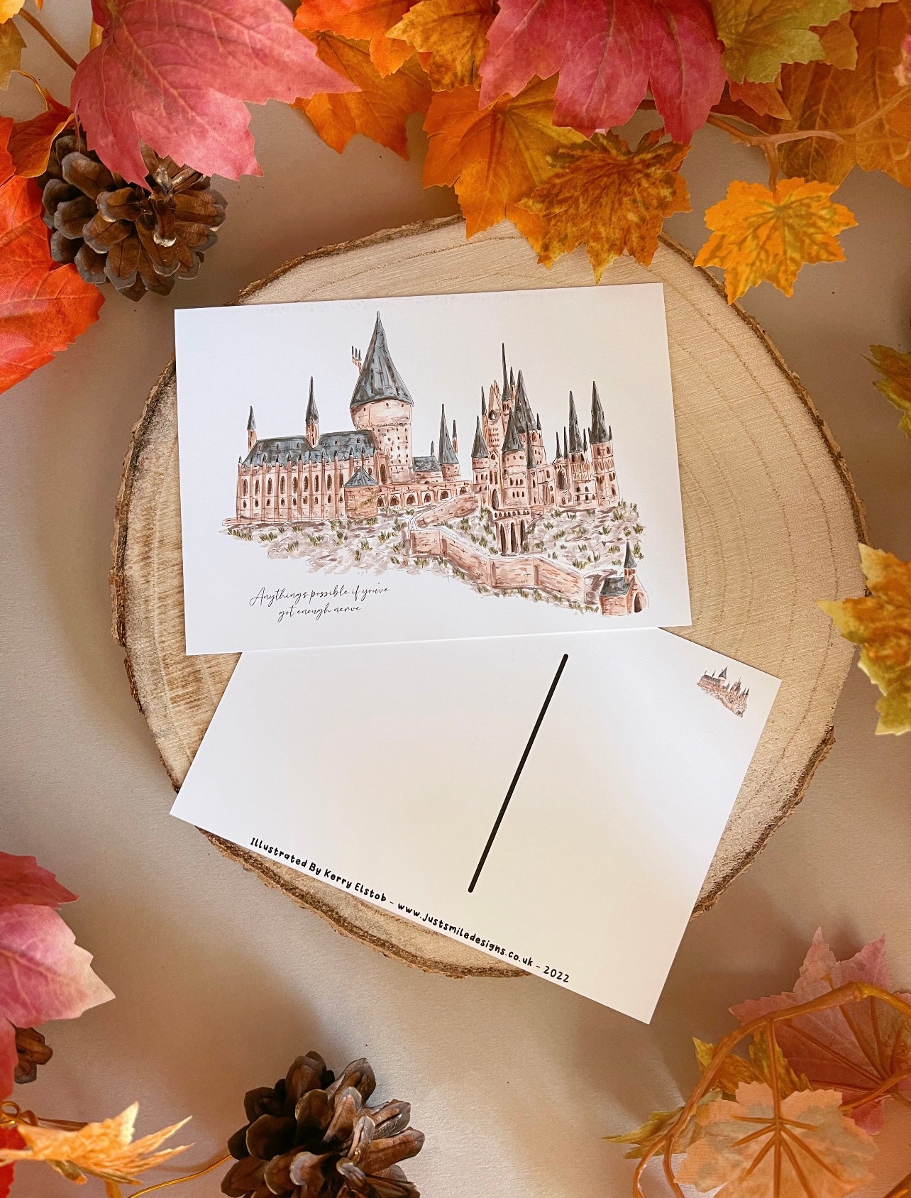 Hogwarts Castle Postcard